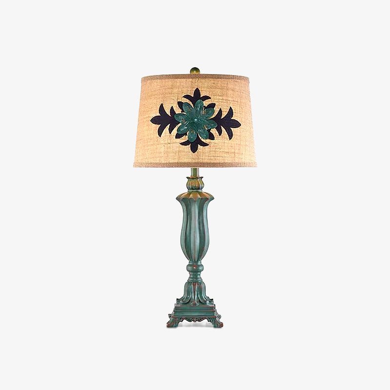 Xild Resin Fabric Table Lamp-Neutral Decor