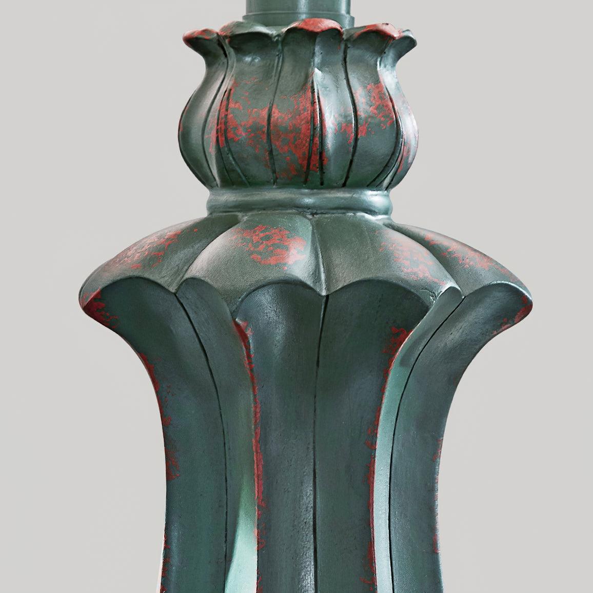 Xild Resin Fabric Table Lamp-Neutral Decor
