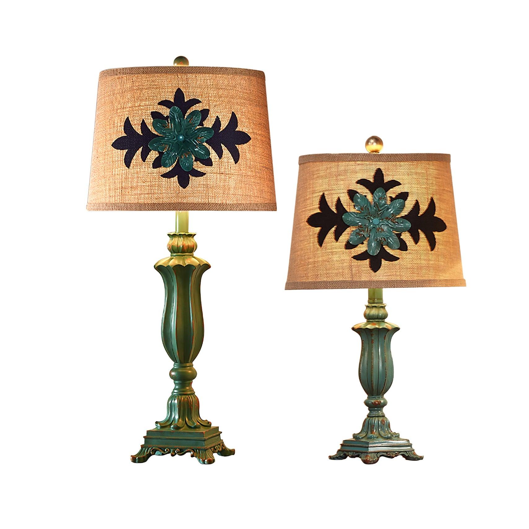 Xild Resin Fabric Table Lamp-Neutral Decor