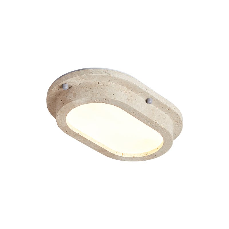 Remy Minimalist Yellow Travertine Linear Ceiling Lamp-Neutral Decor