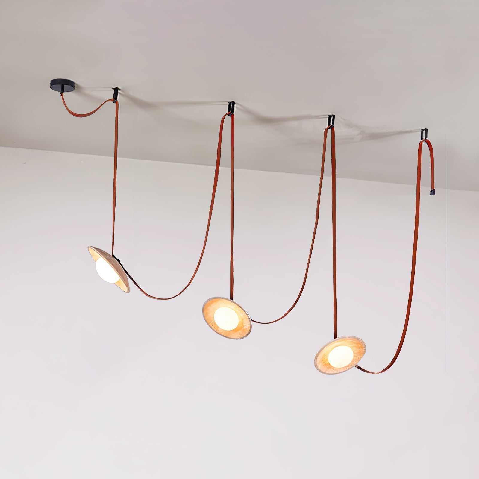 Ulsoryra Organic Travertine Pendant Light Cluster-Neutral Decor