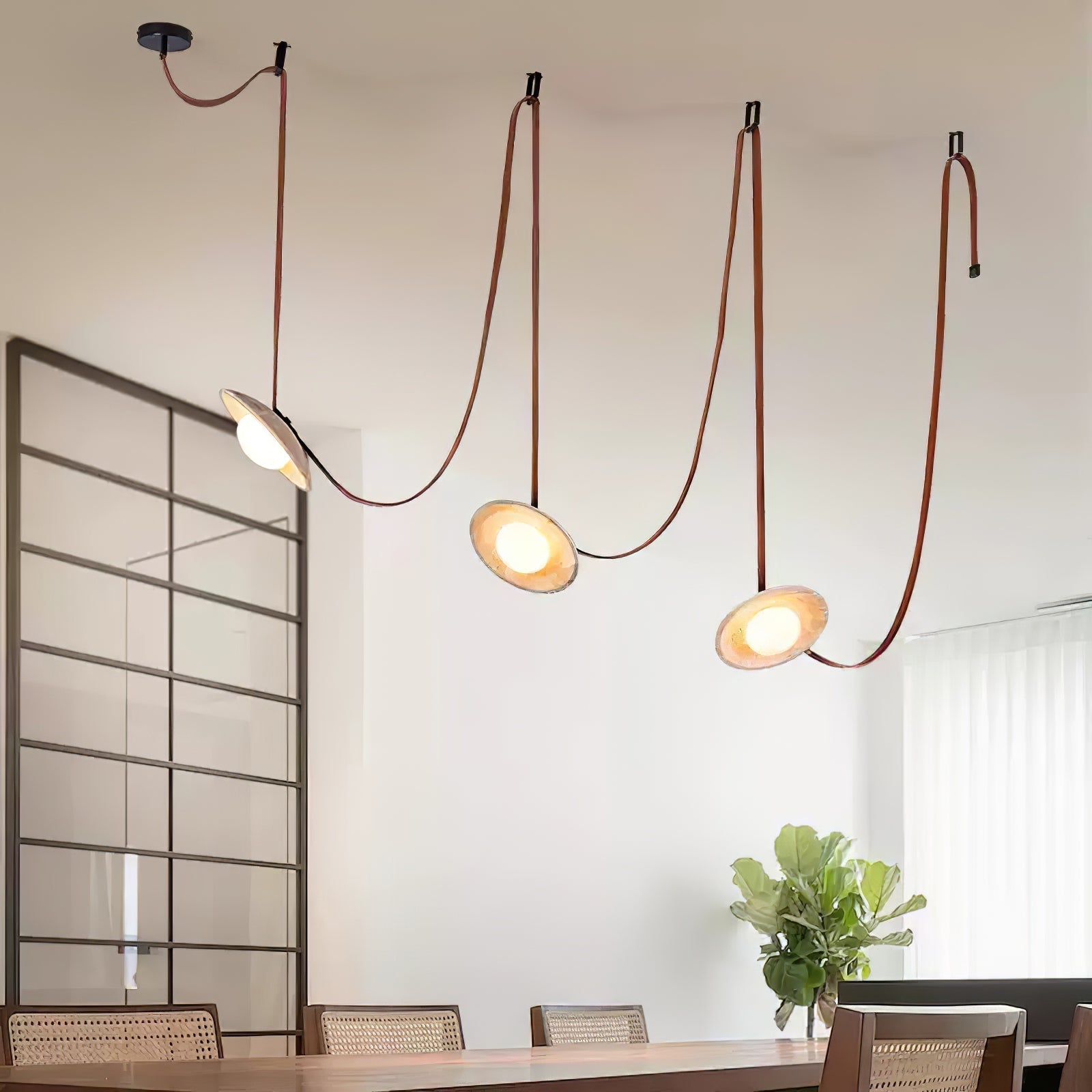 Ulsoryra Organic Travertine Pendant Light Cluster-Neutral Decor