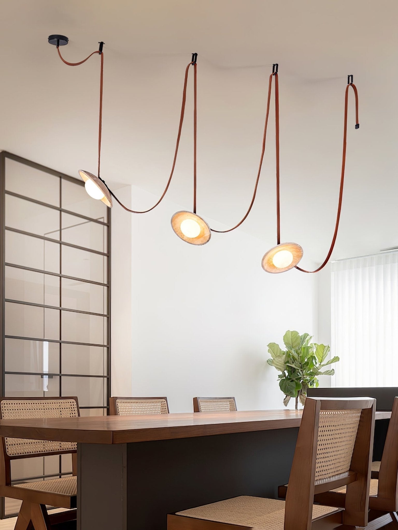 Ulsoryra Organic Travertine Pendant Light Cluster-Neutral Decor