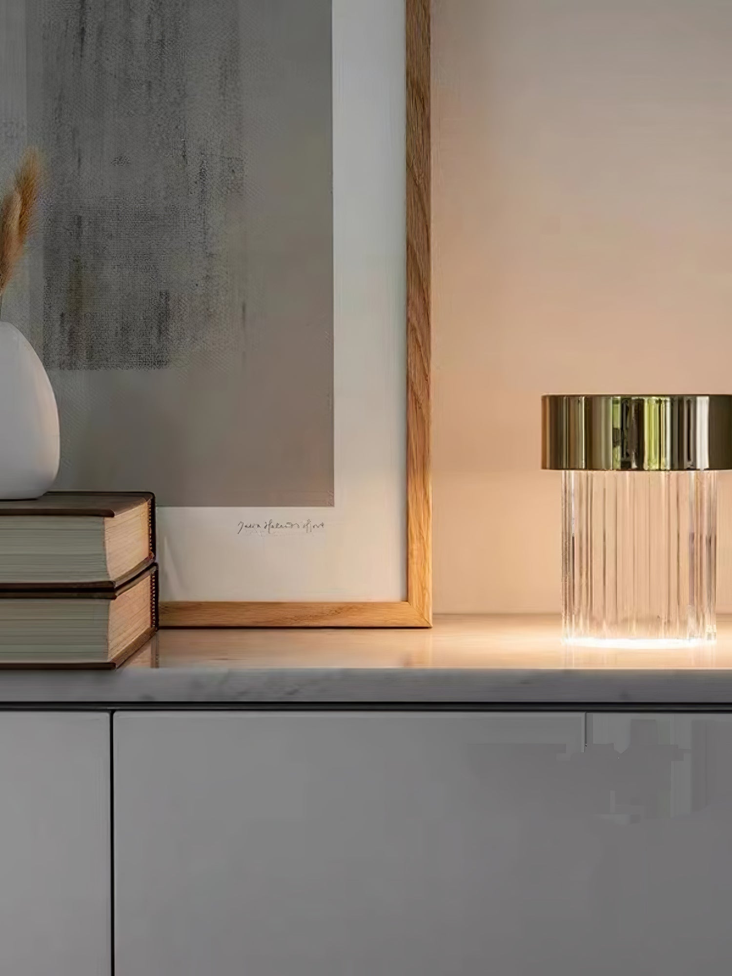 Pryden Minimalist Table Lamp-Neutral Decor