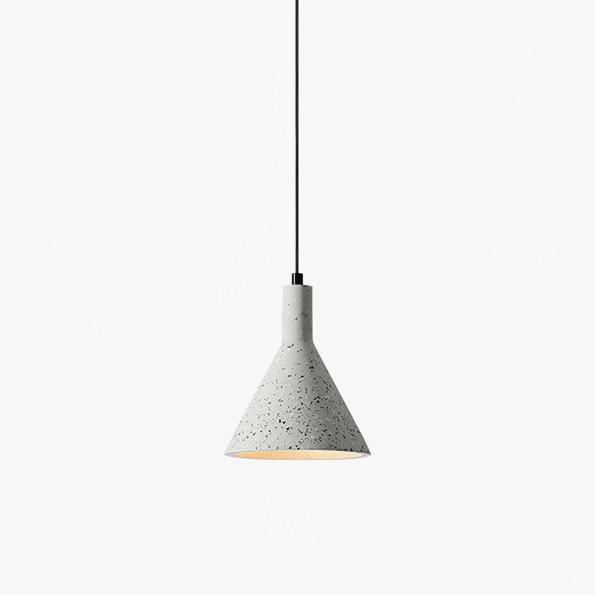 Aurshaor Minimalist Concrete Pendant Light-Neutral Decor