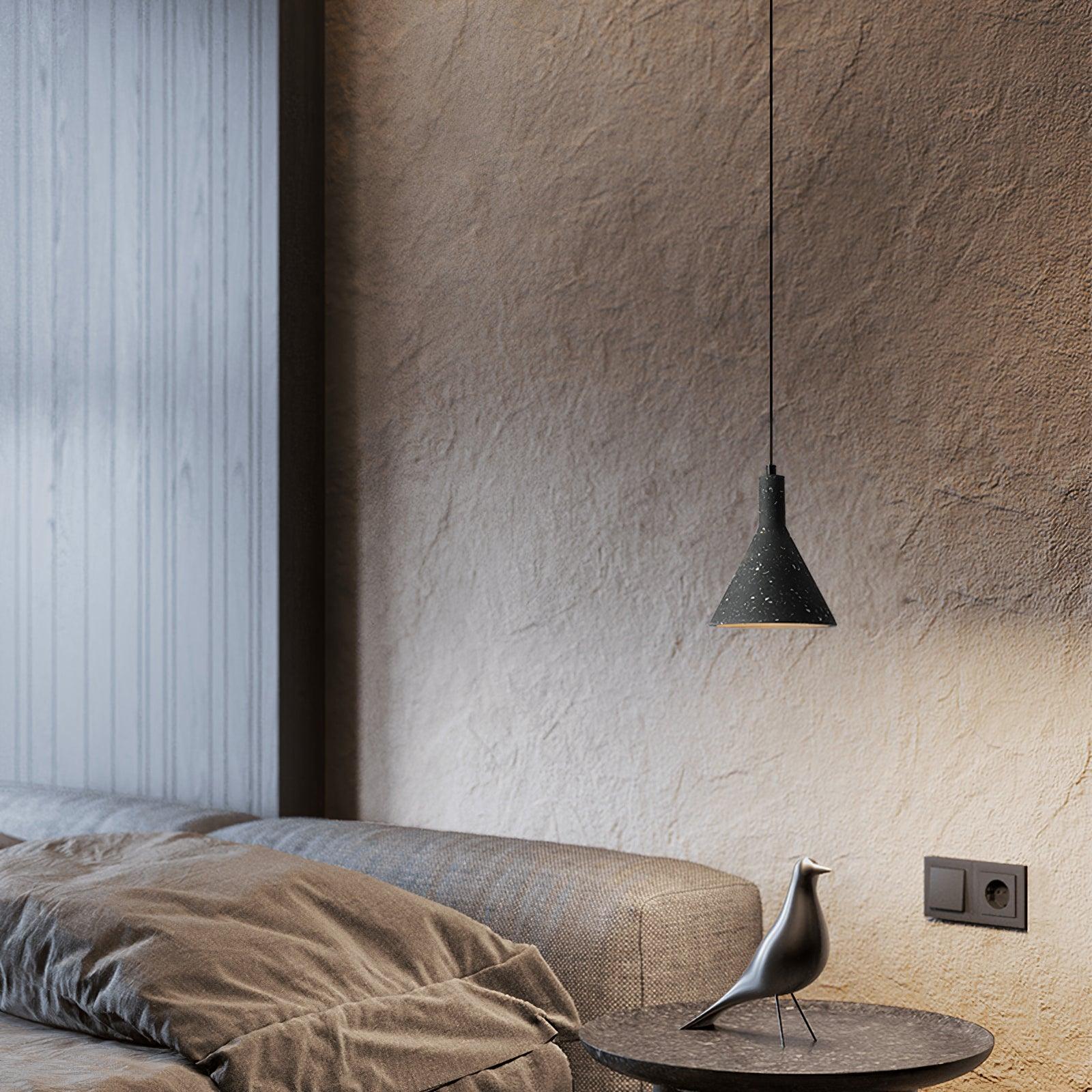 Aurshaor Minimalist Concrete Pendant Light-Neutral Decor