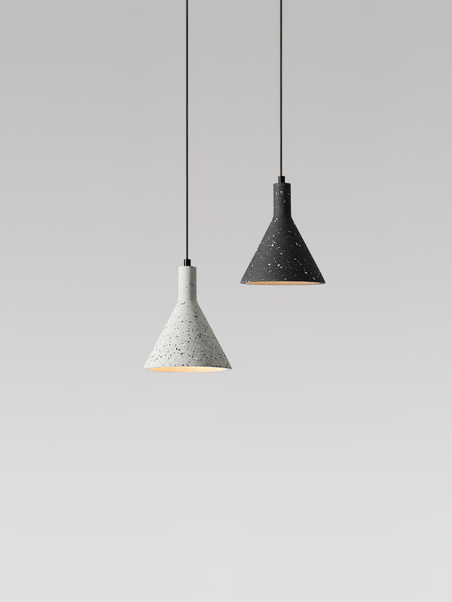 Aurshaor Minimalist Concrete Pendant Light-Neutral Decor