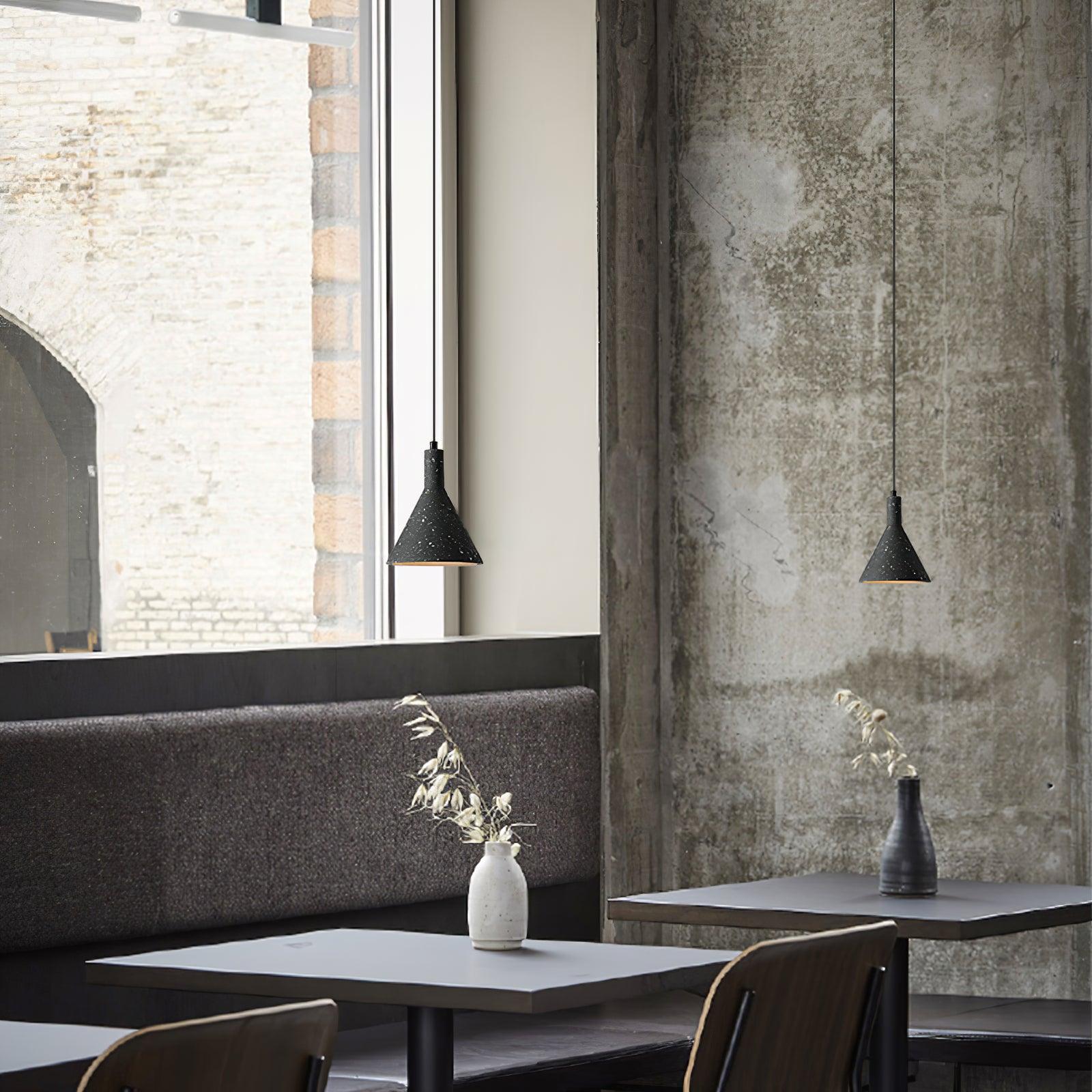 Aurshaor Minimalist Concrete Pendant Light-Neutral Decor