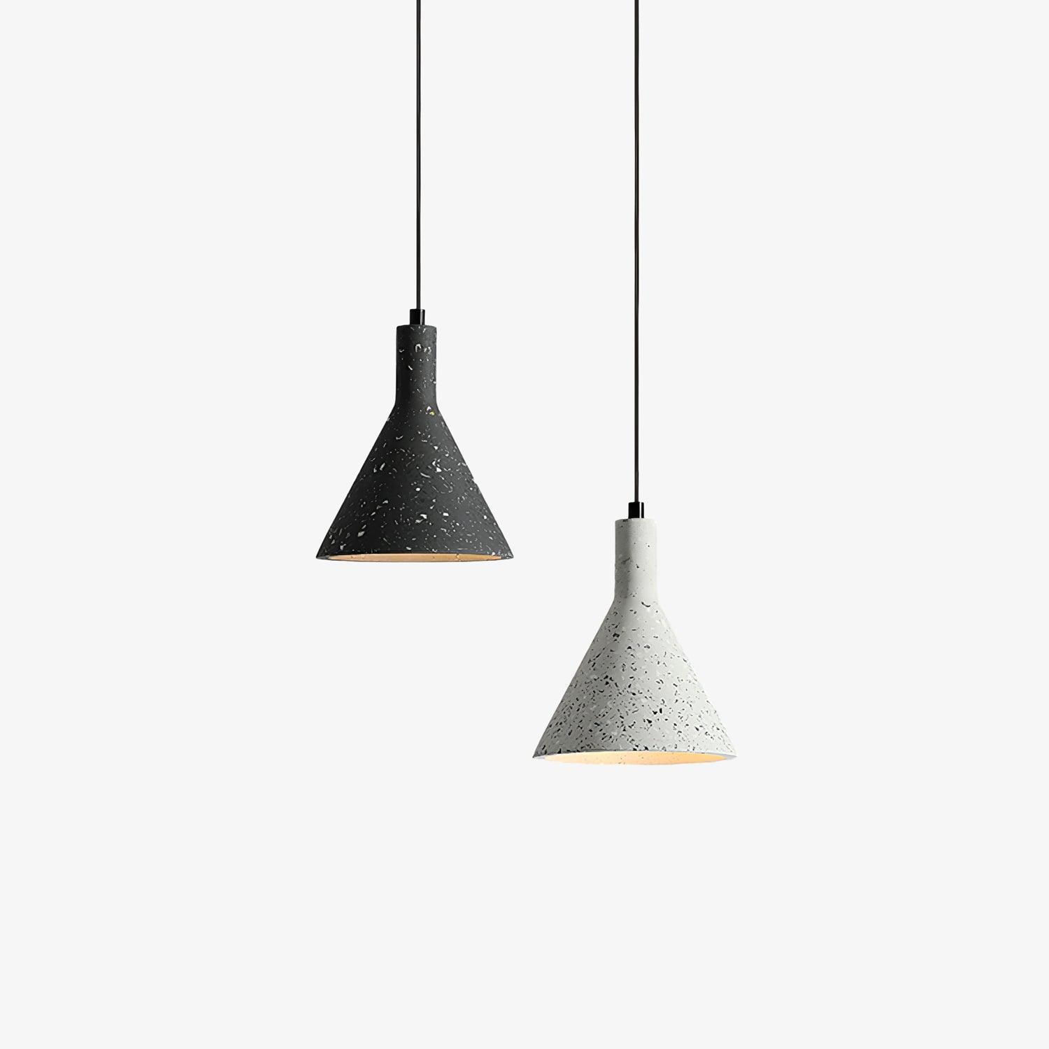 Aurshaor Minimalist Concrete Pendant Light-Neutral Decor