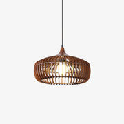 Lixu Wooden Retro Pendant Lamp-Neutral Decor