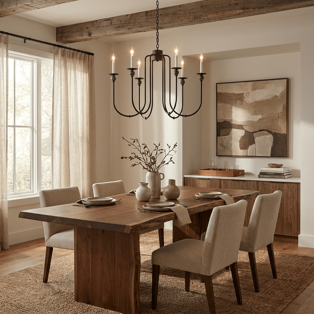 Doveshire Trailing Brass Chandelier