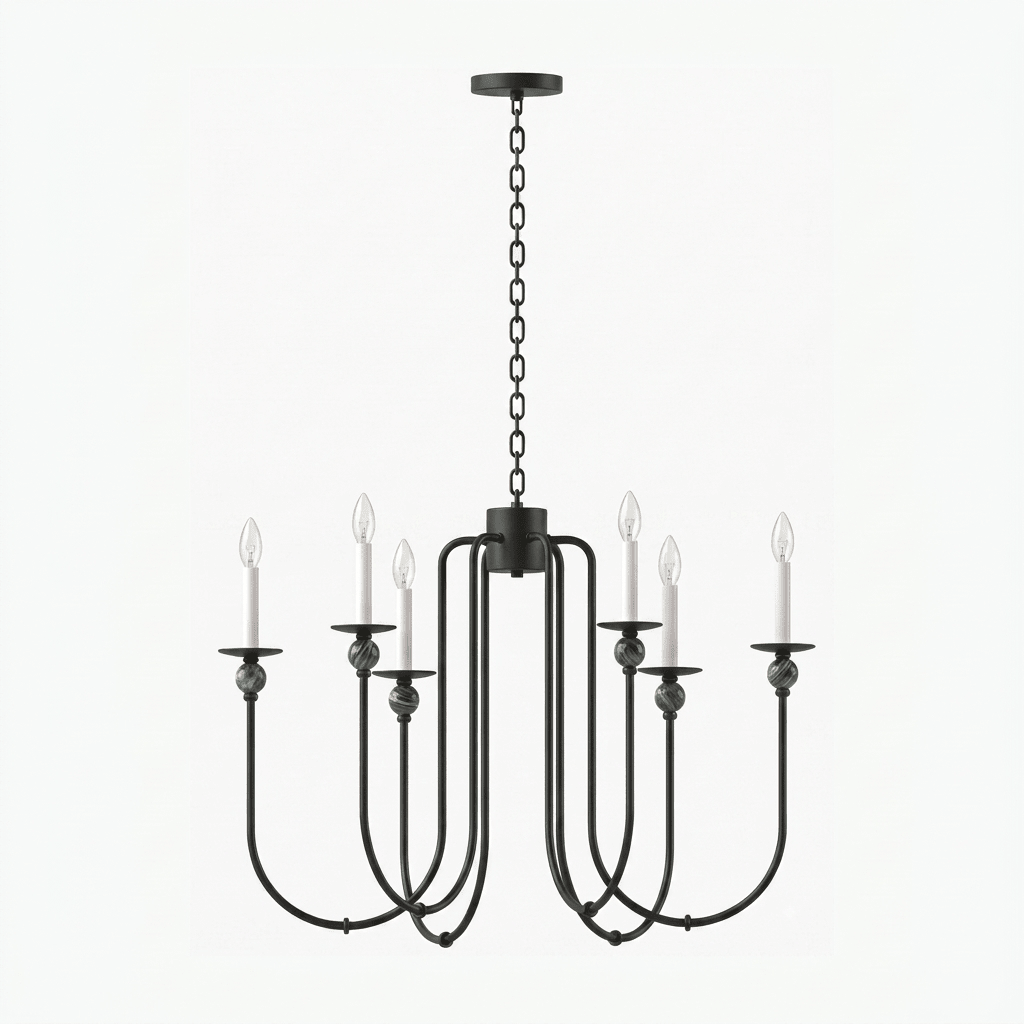 Doveshire Trailing Brass Chandelier