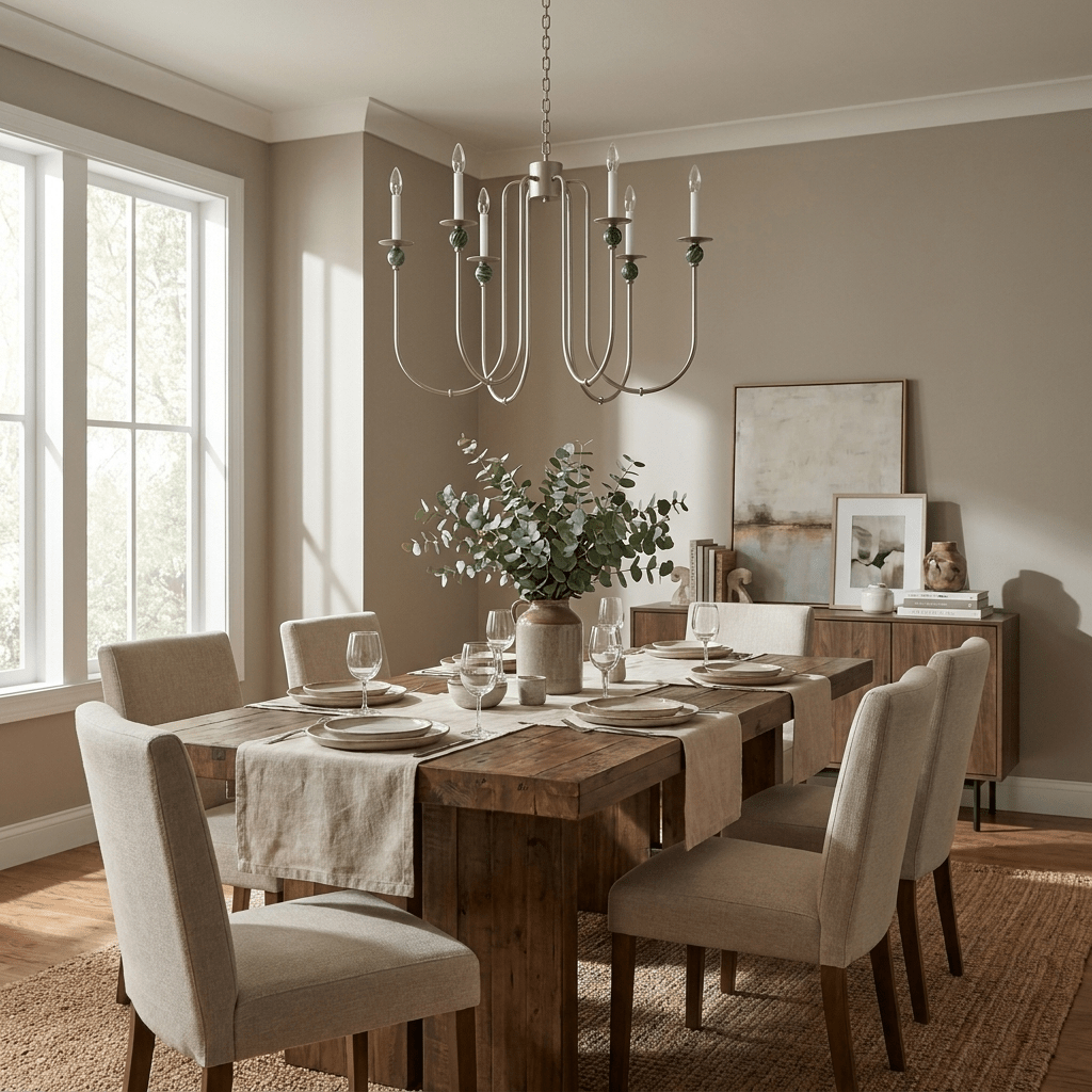 Doveshire Trailing Brass Chandelier