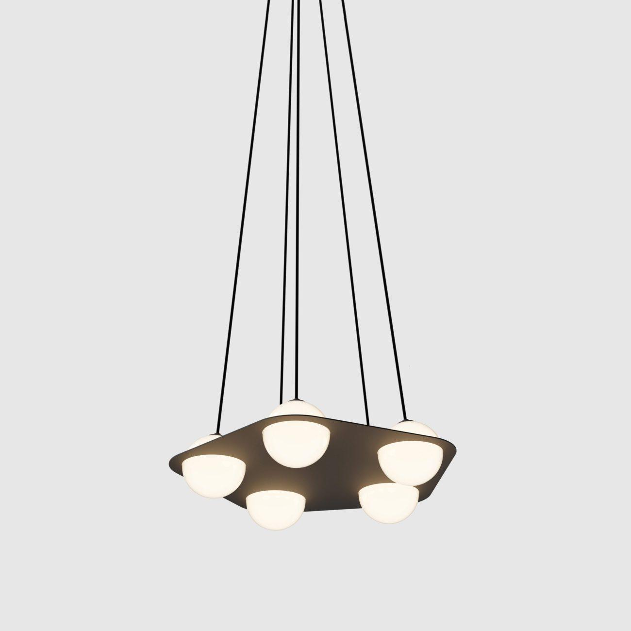 Irenol Black Contemporary Pendant Lamp-Neutral Decor