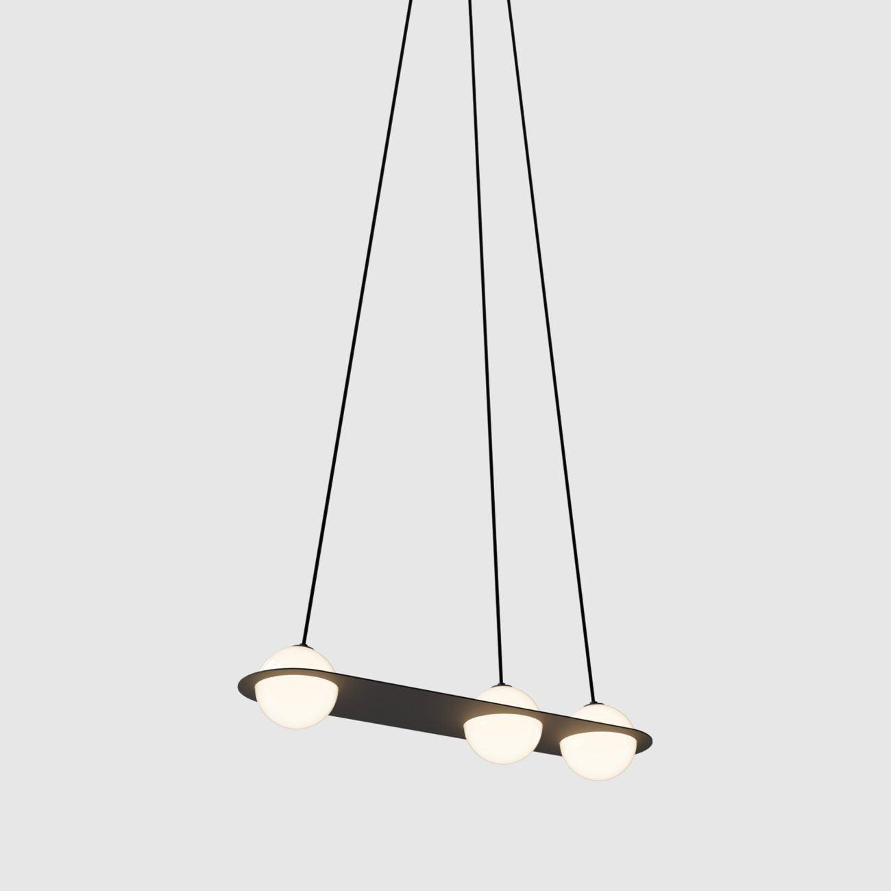 Irenol Black Contemporary Pendant Lamp-Neutral Decor