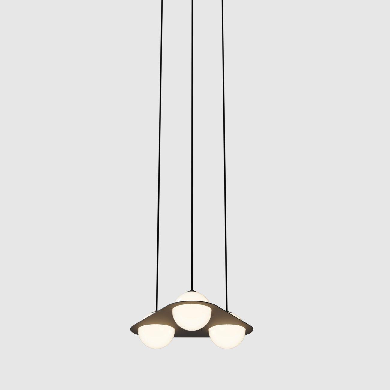 Irenol Black Contemporary Pendant Lamp-Neutral Decor