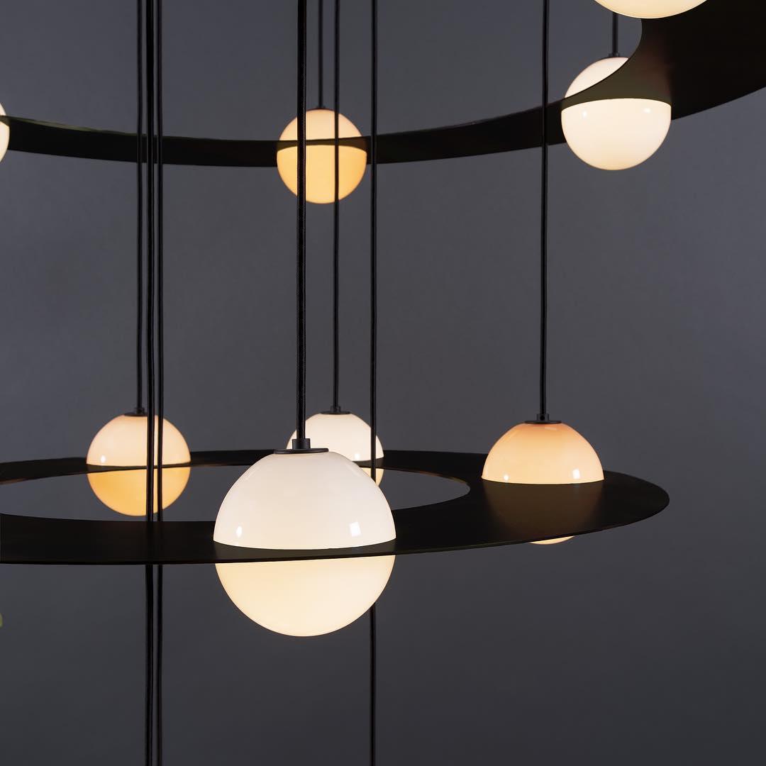 Irenol Black Contemporary Pendant Lamp-Neutral Decor