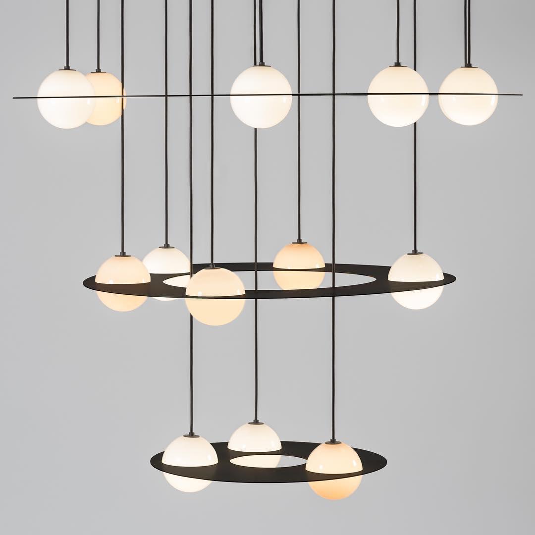 Irenol Black Contemporary Pendant Lamp-Neutral Decor