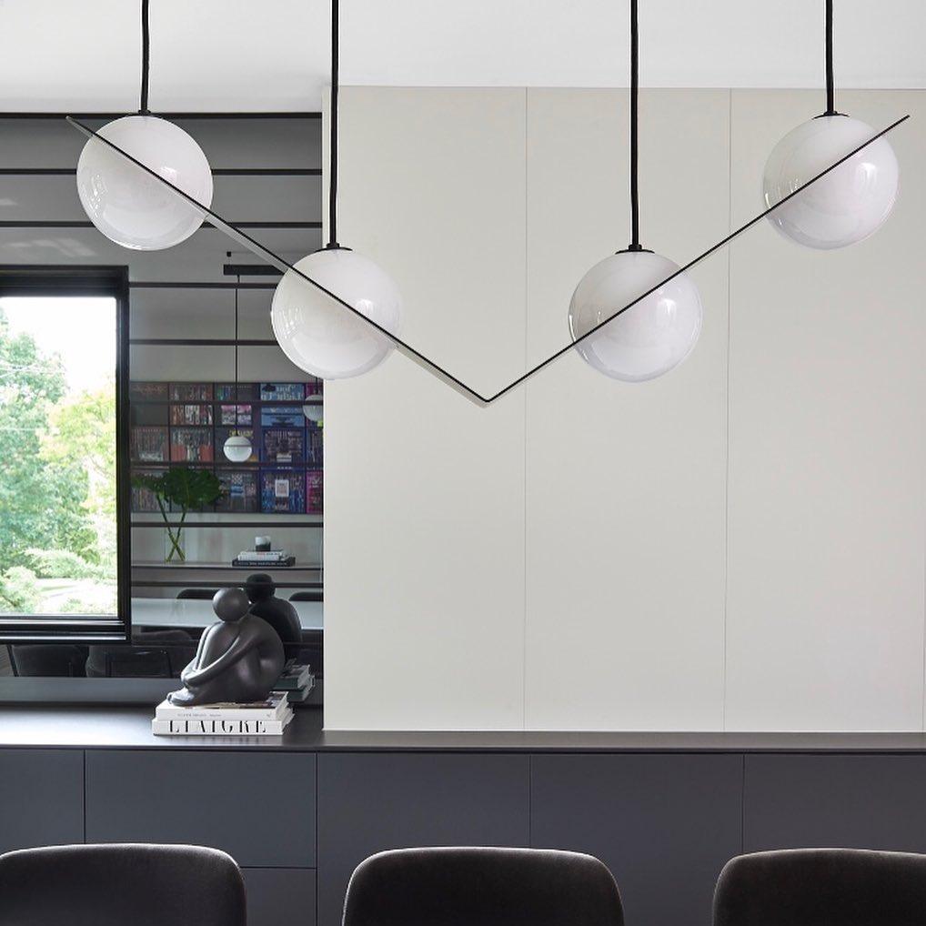 Irenol Black Contemporary Pendant Lamp-Neutral Decor
