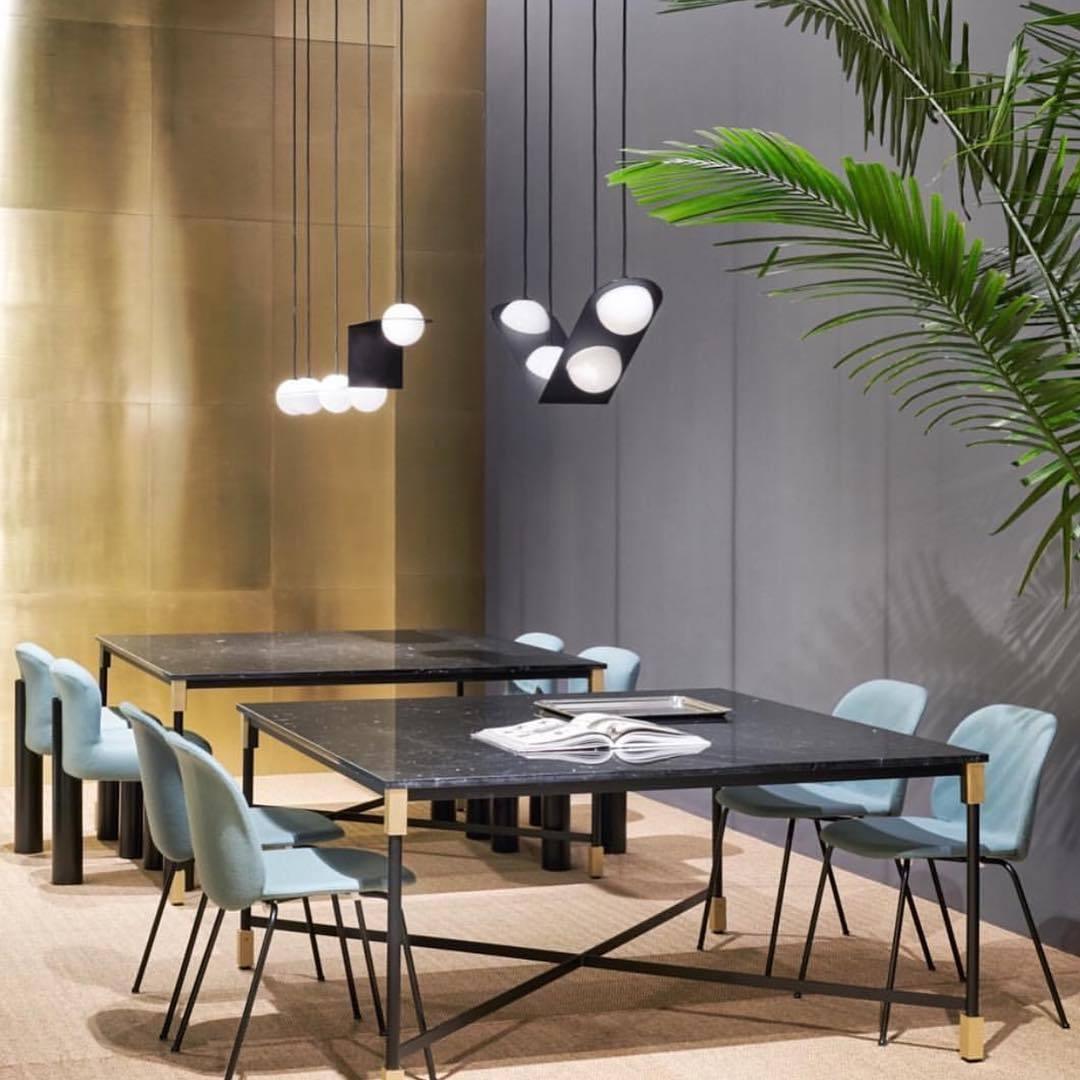 Irenol Black Contemporary Pendant Lamp-Neutral Decor