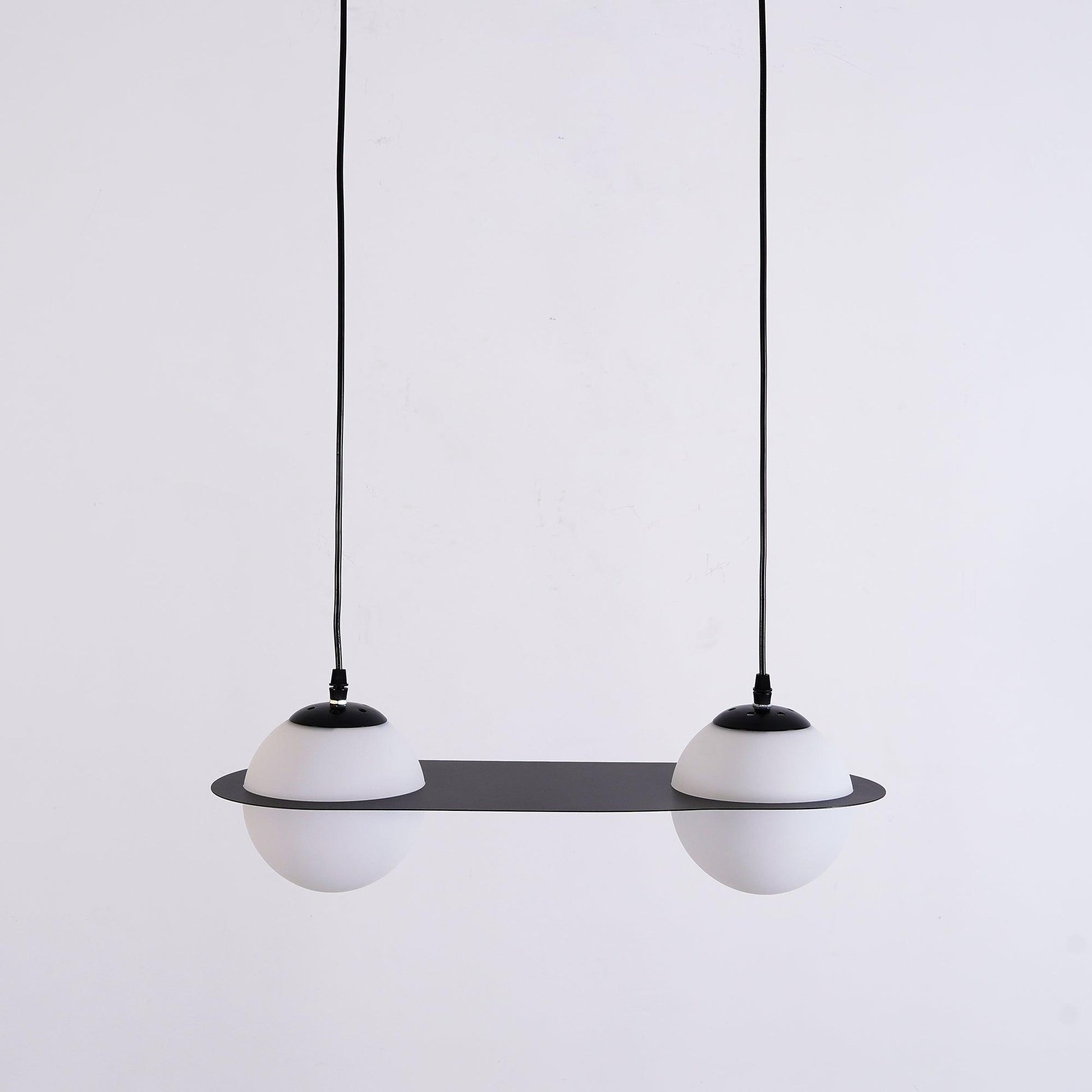 Irenol Black Contemporary Pendant Lamp-Neutral Decor