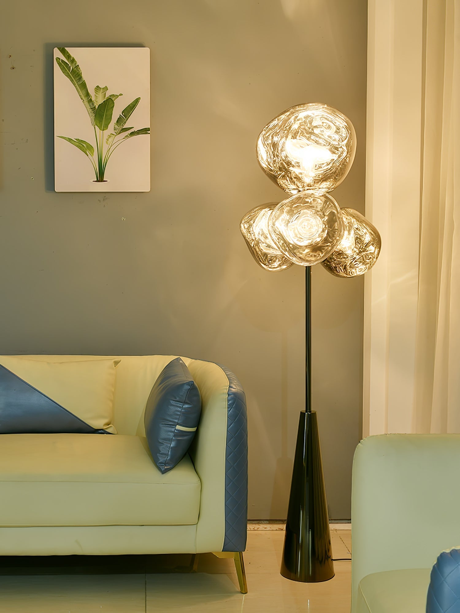 Viri Modern Marble Floor Lamp-Neutral Decor