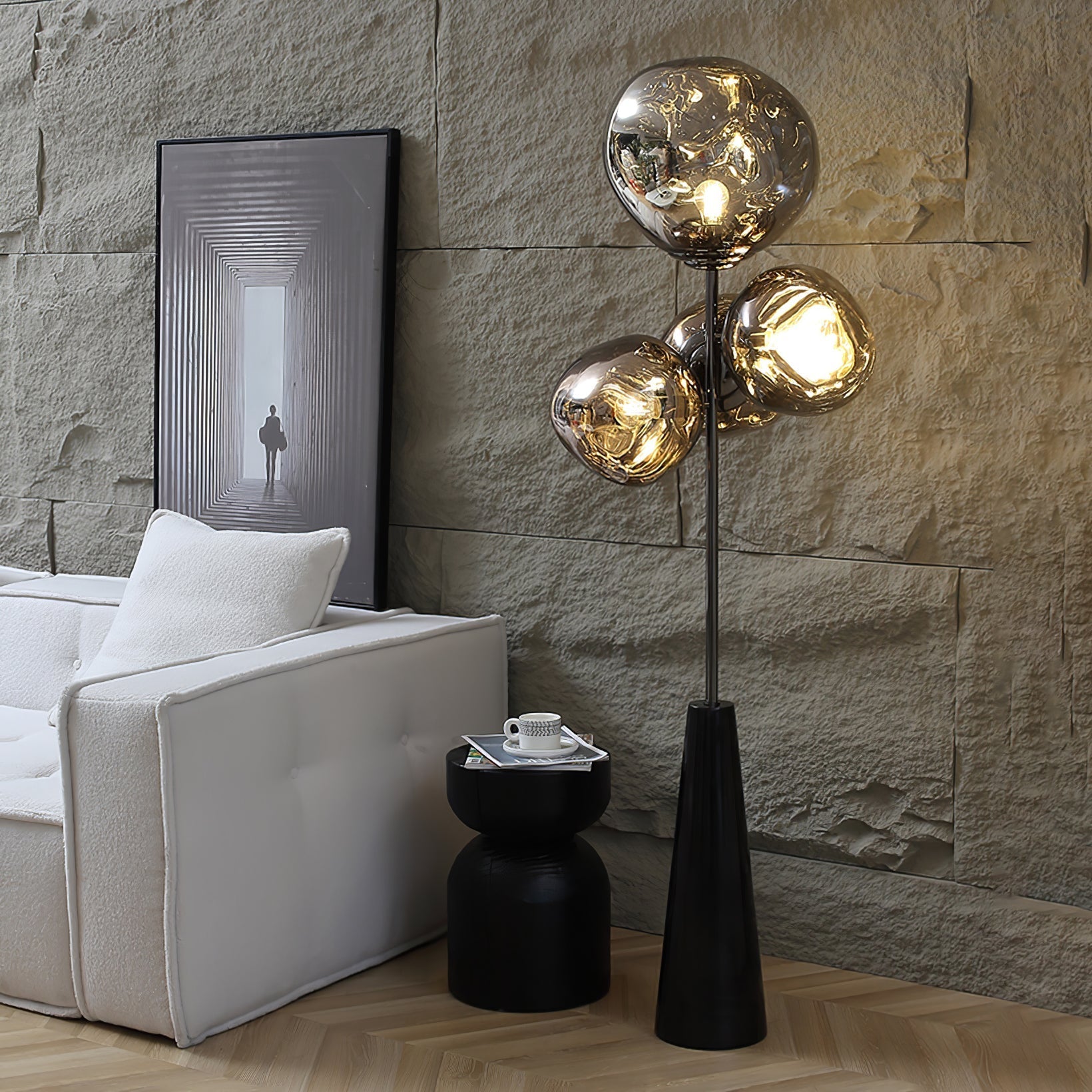 Viri Modern Marble Floor Lamp-Neutral Decor