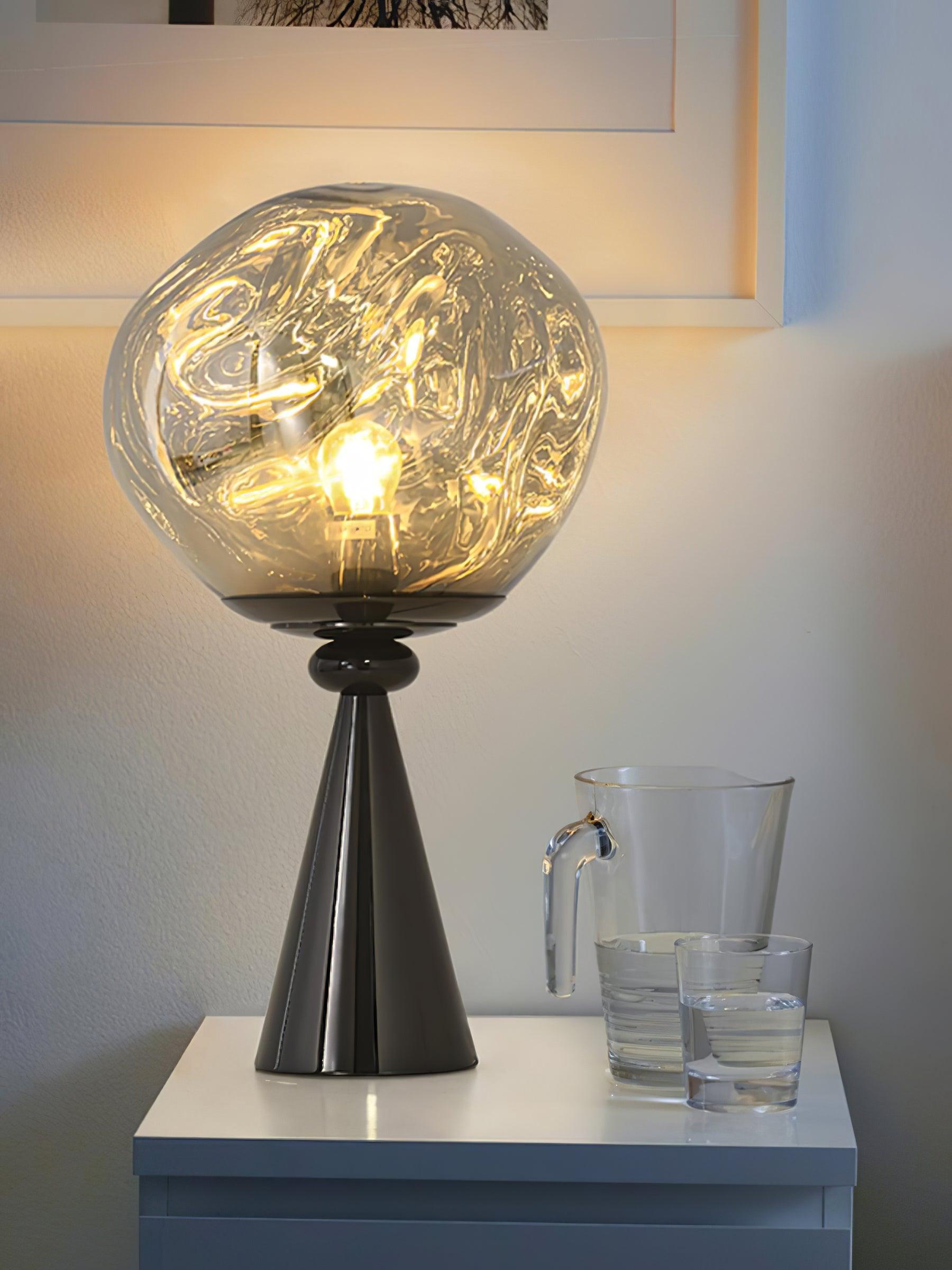 Unoril Artisan PVC Desk Lamp-Neutral Decor