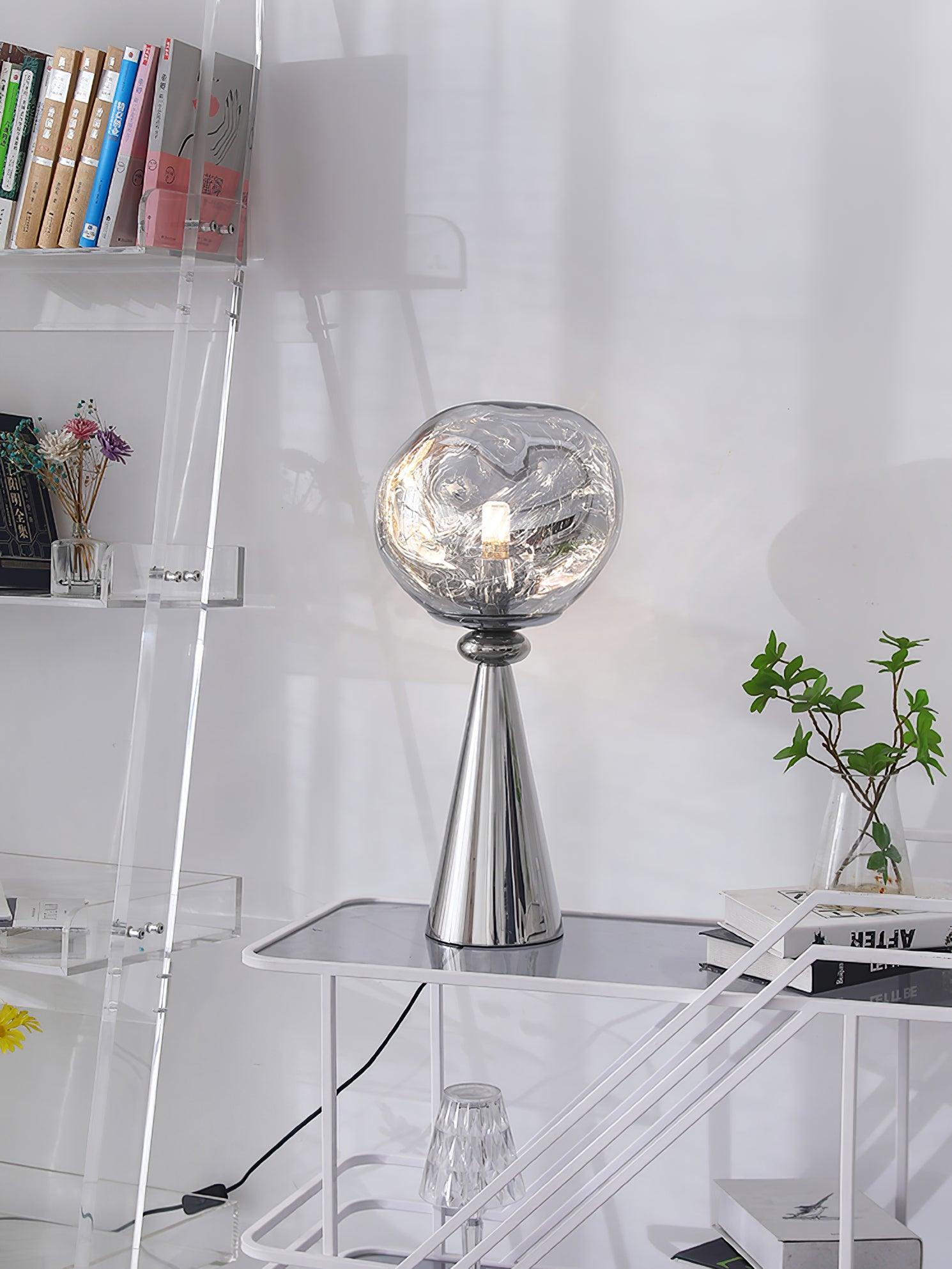 Unoril Artisan PVC Desk Lamp-Neutral Decor