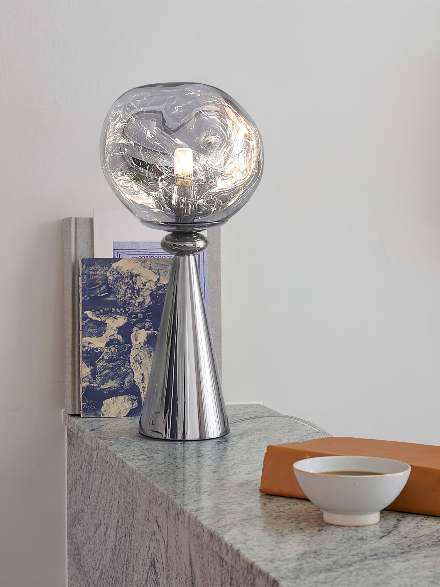 Unoril Artisan PVC Desk Lamp-Neutral Decor