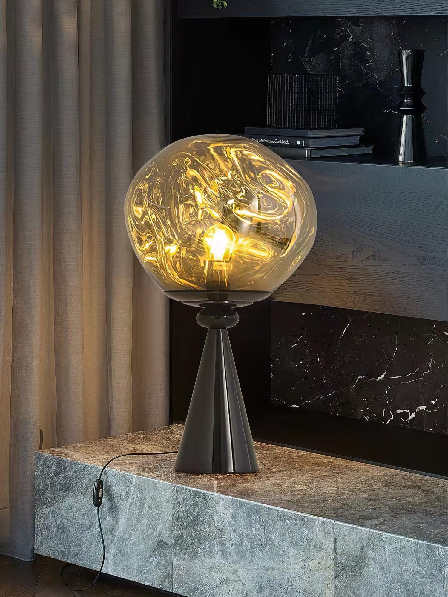 Unoril Artisan PVC Desk Lamp-Neutral Decor