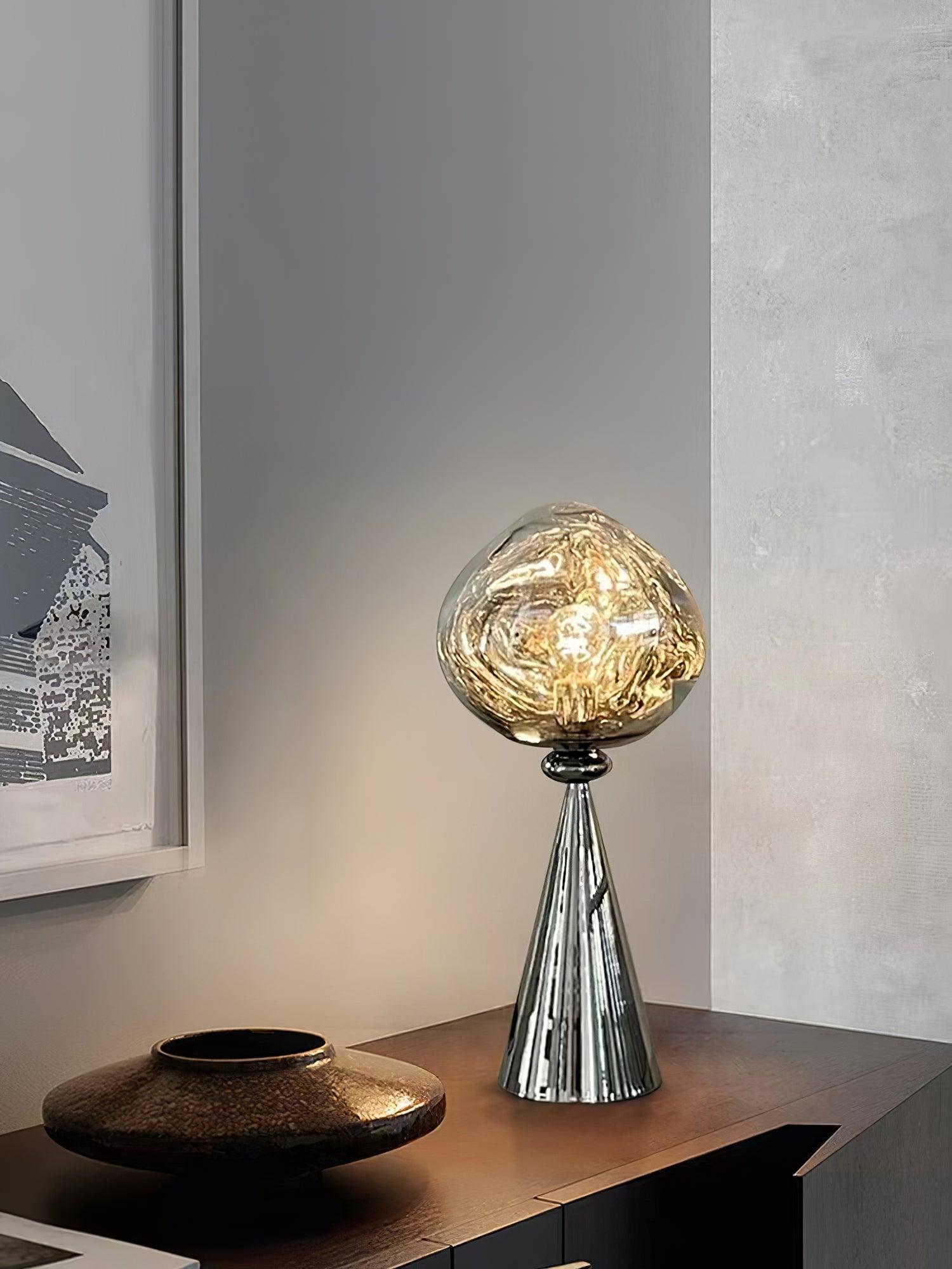 Unoril Artisan PVC Desk Lamp-Neutral Decor