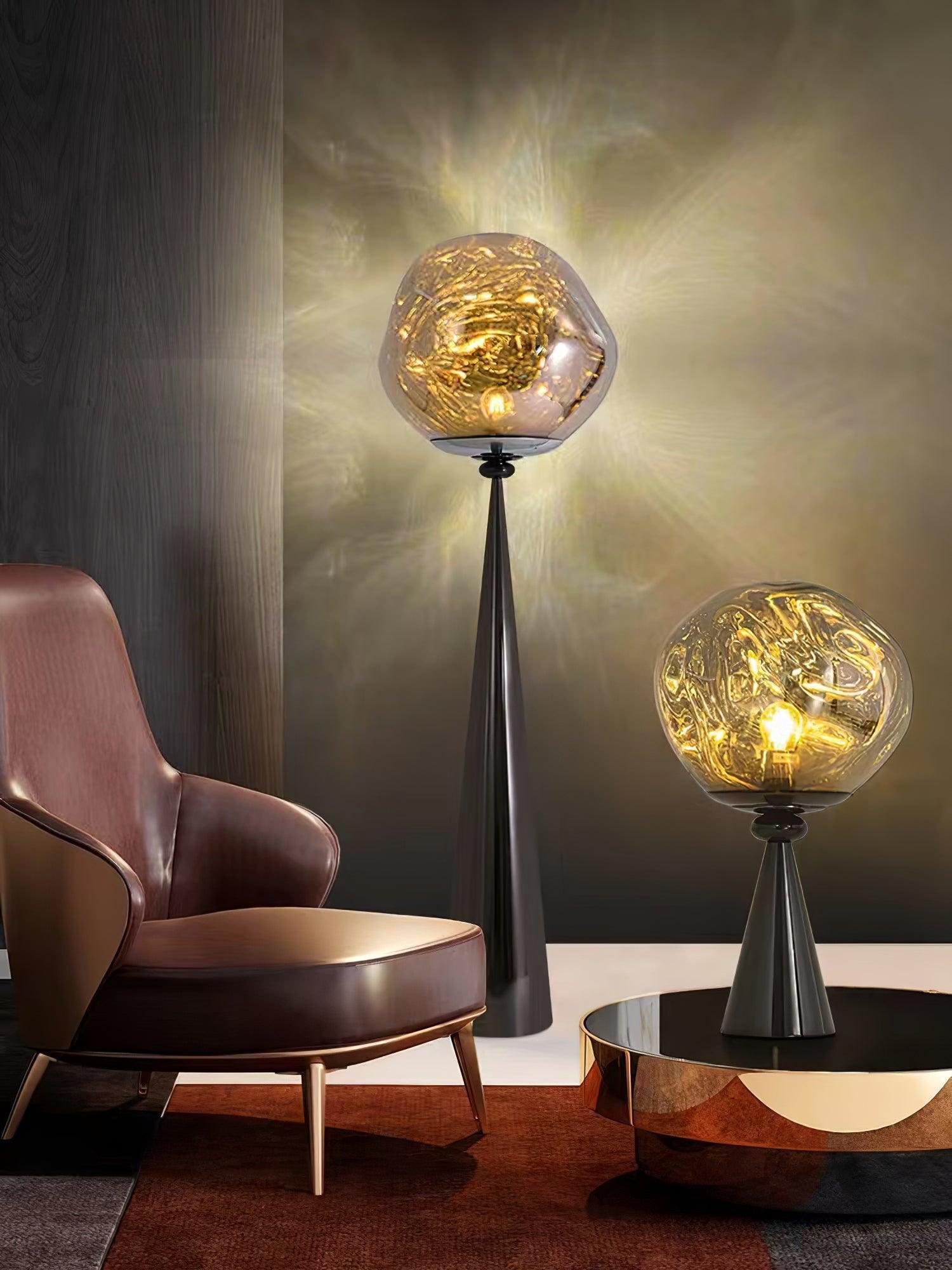 Unoril Artisan PVC Desk Lamp-Neutral Decor