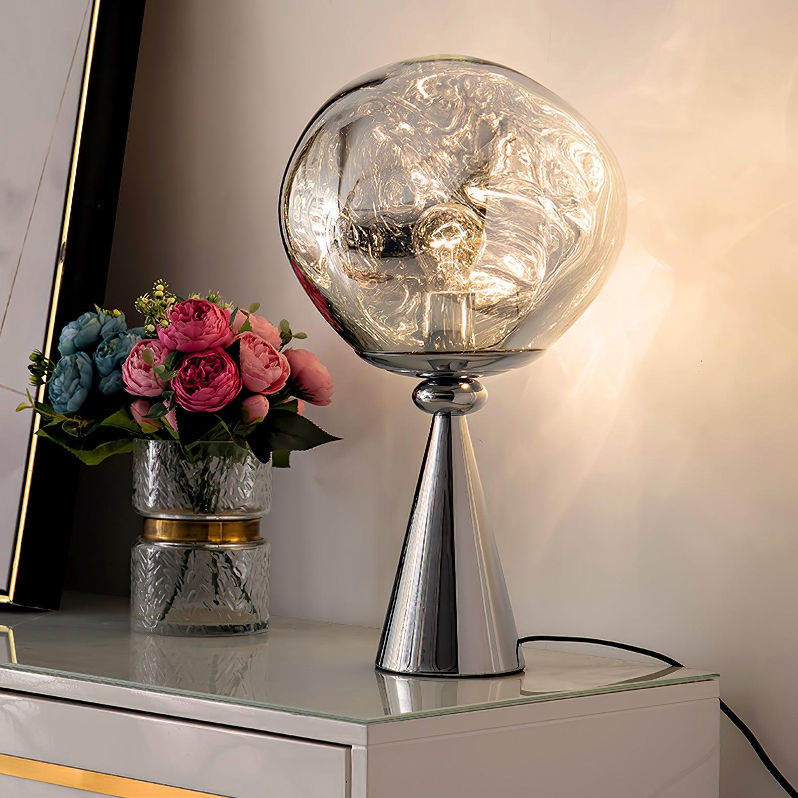 Unoril Artisan PVC Desk Lamp-Neutral Decor