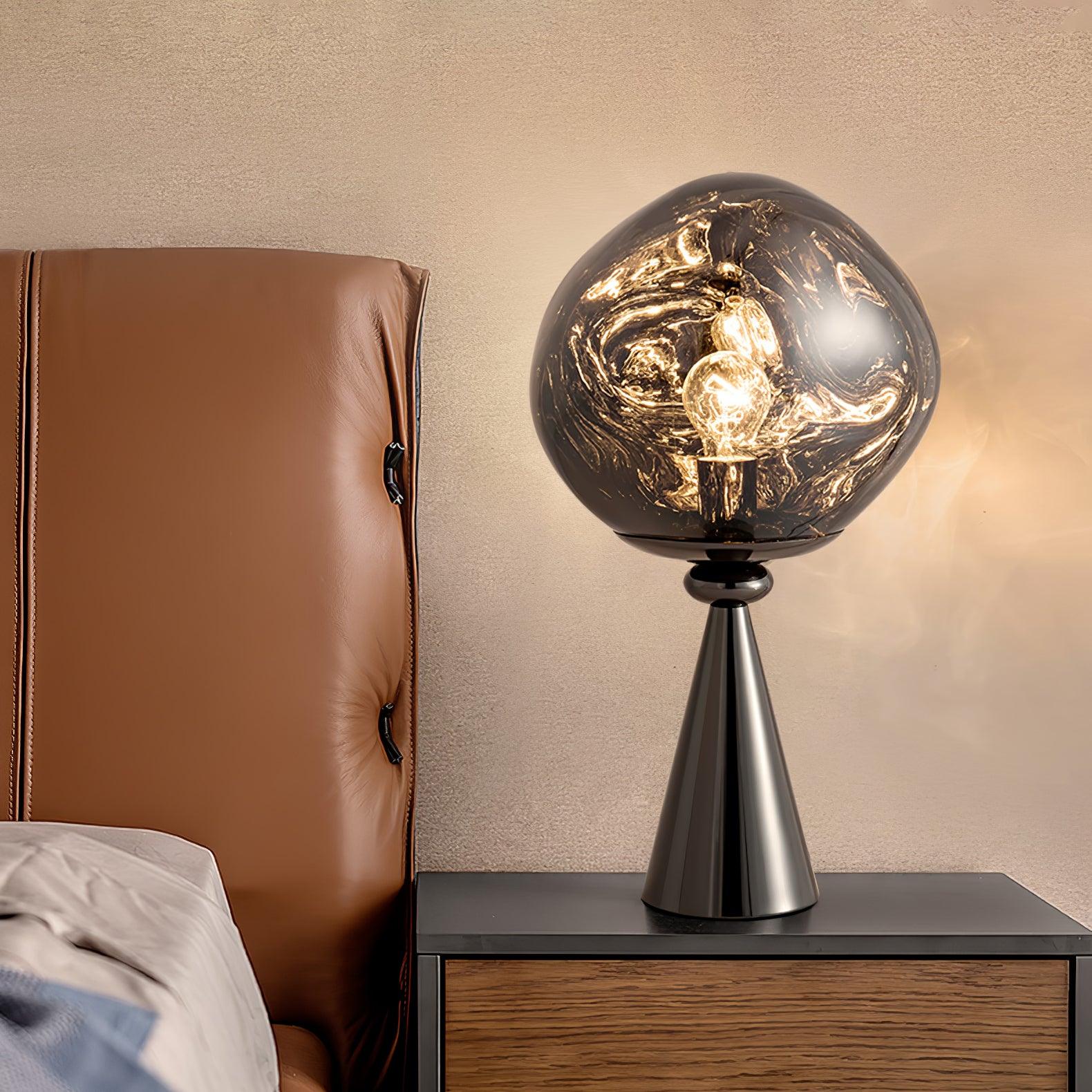 Unoril Artisan PVC Desk Lamp-Neutral Decor