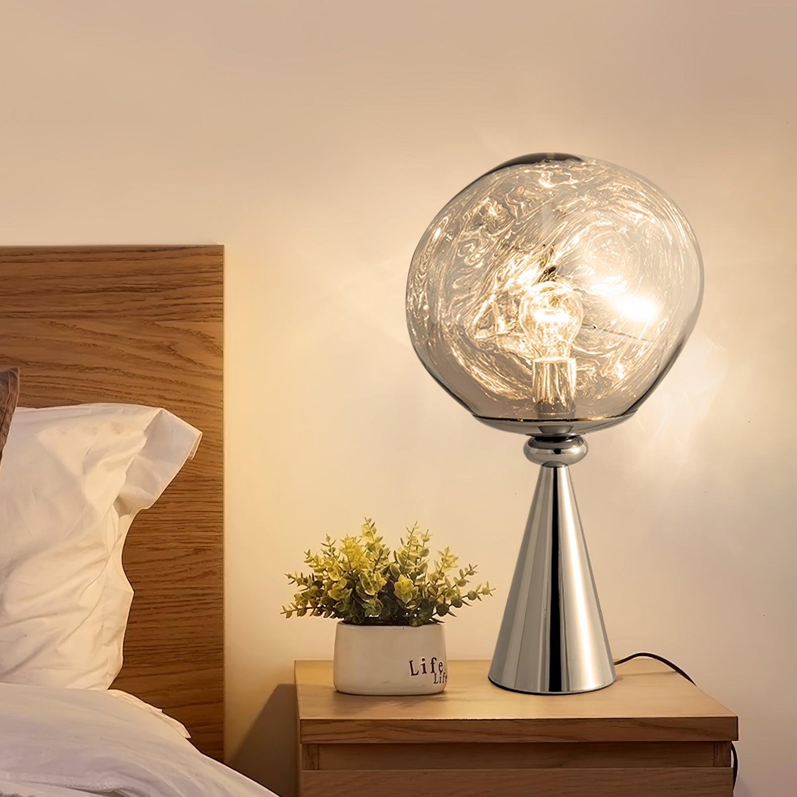 Unoril Artisan PVC Desk Lamp-Neutral Decor