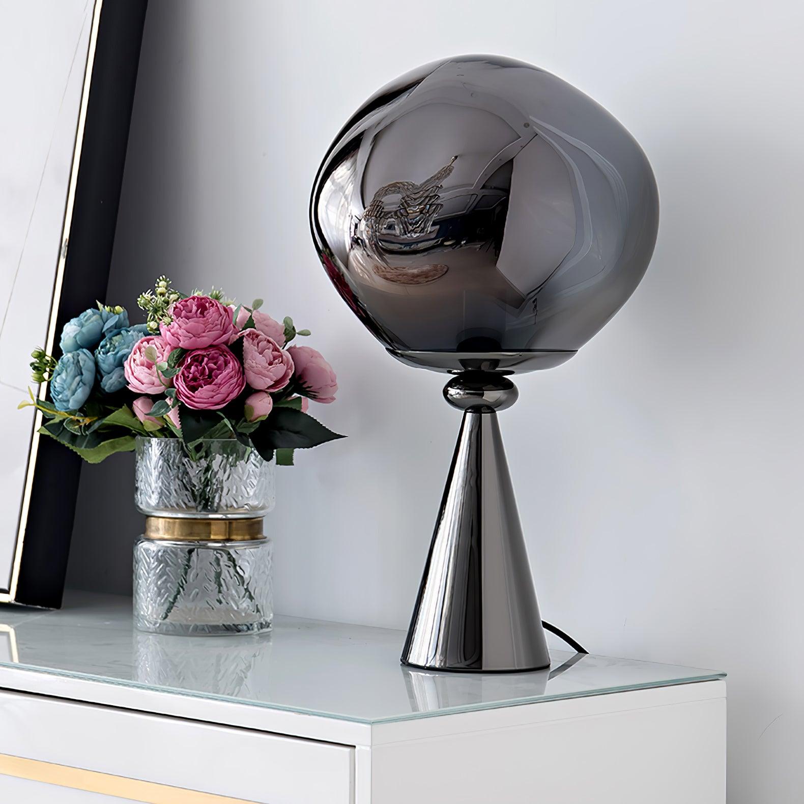 Unoril Artisan PVC Desk Lamp-Neutral Decor