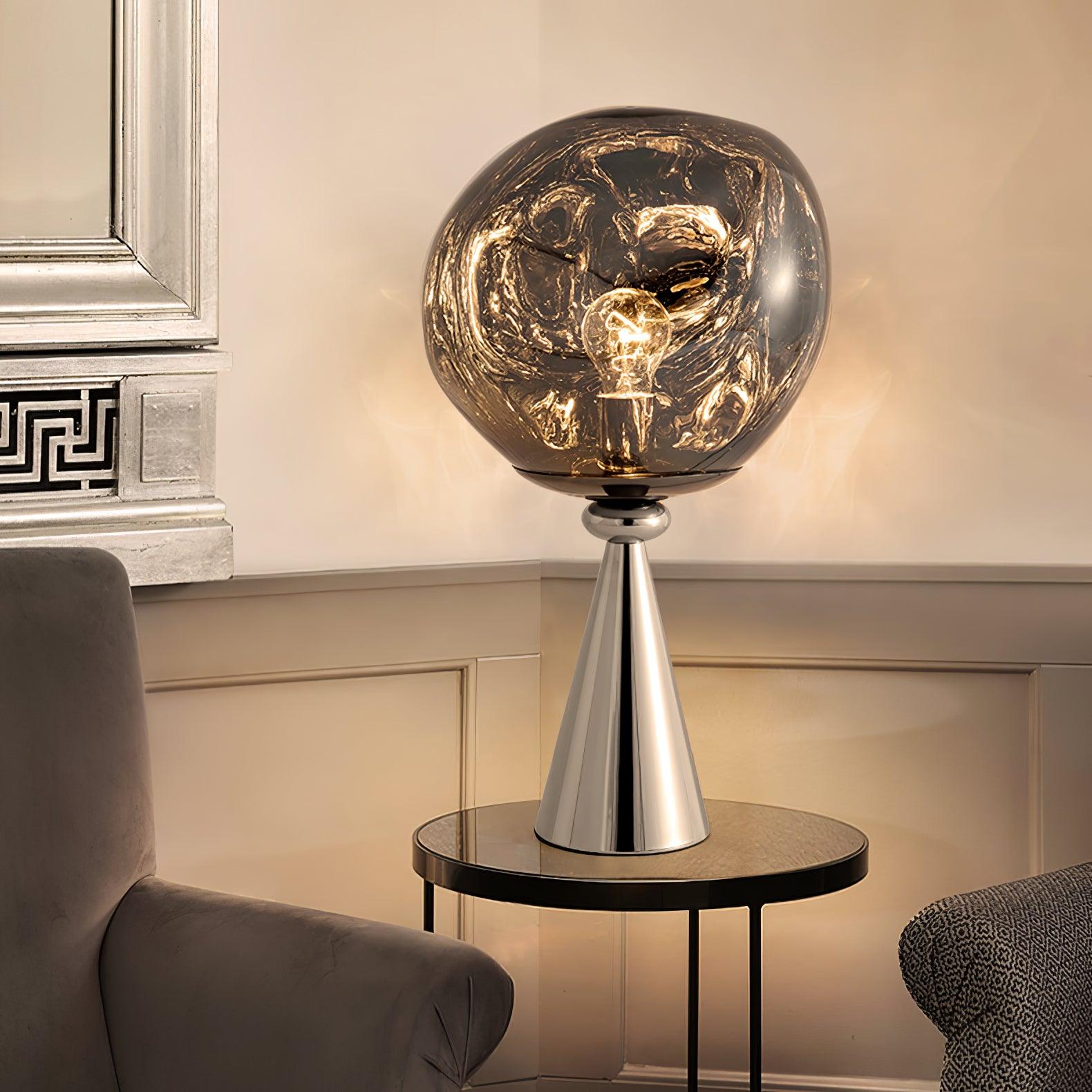 Unoril Artisan PVC Desk Lamp-Neutral Decor