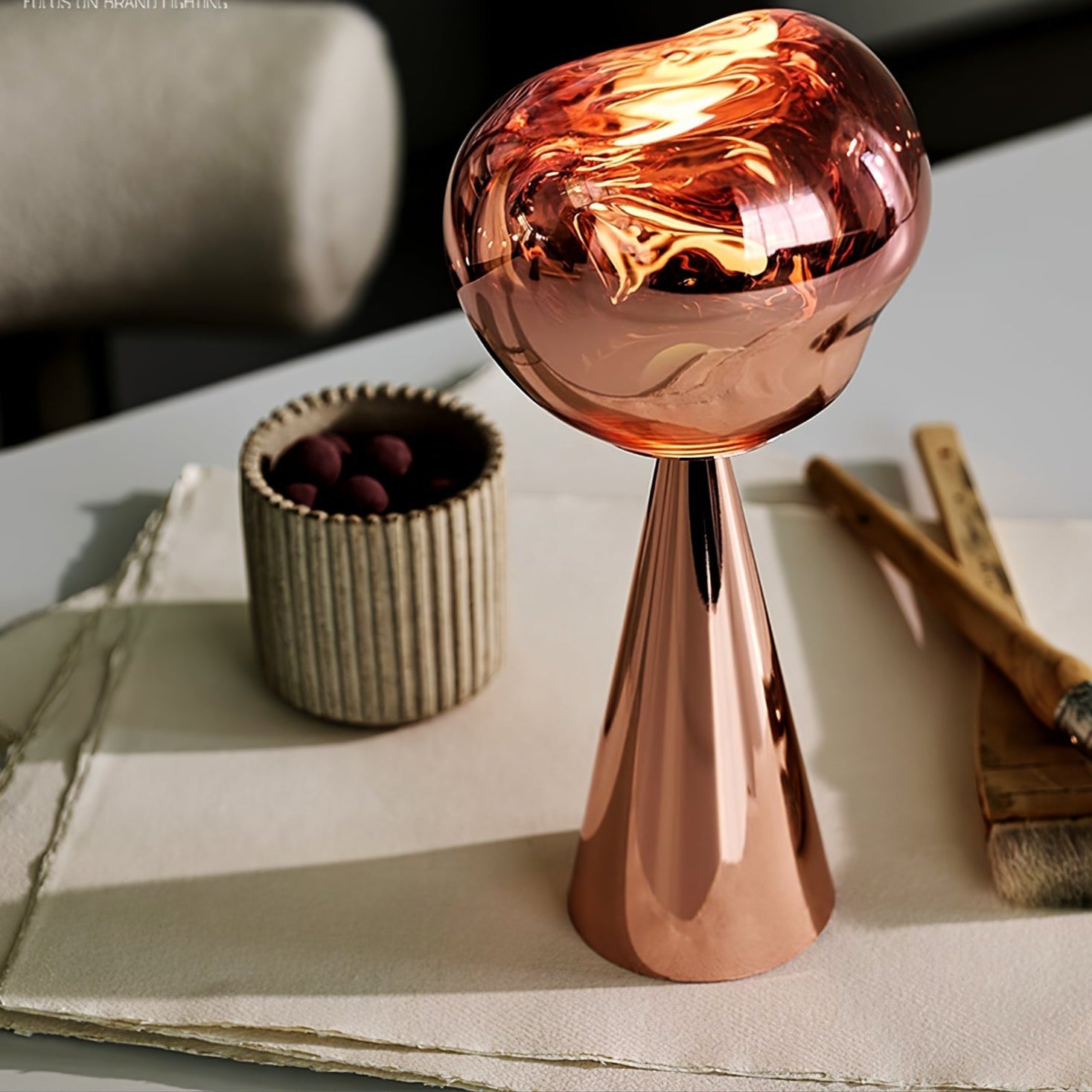 Dimza Modern Table Lamp-Neutral Decor