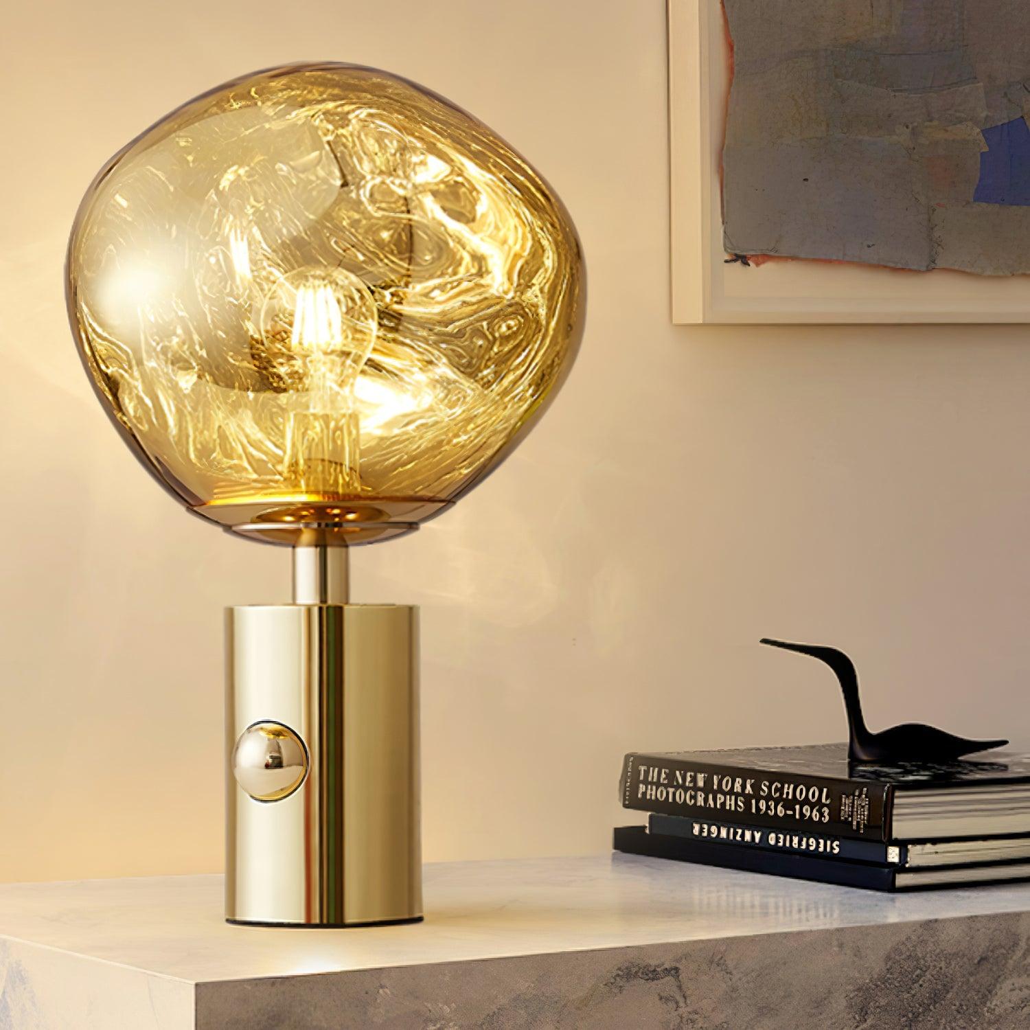 Velan Artistic Table Lamp-Neutral Decor