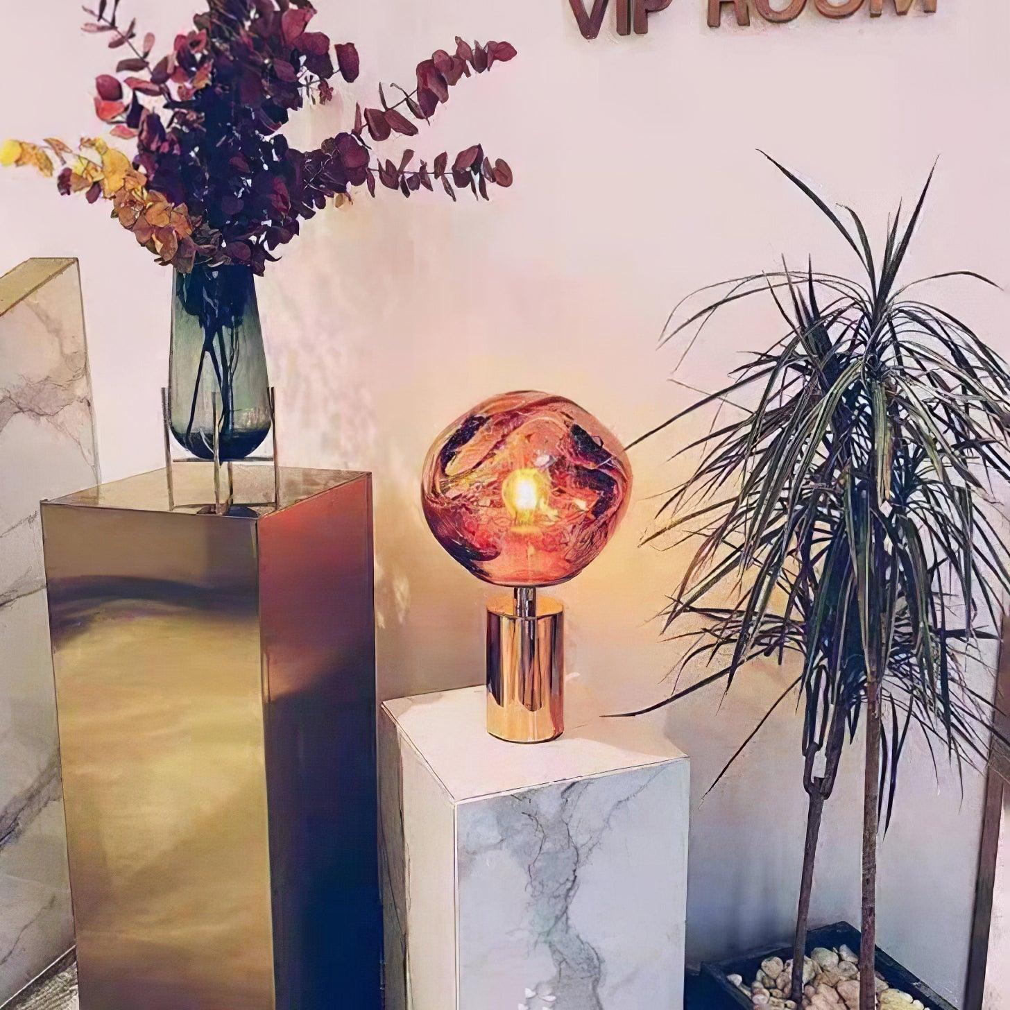 Velan Artistic Table Lamp-Neutral Decor