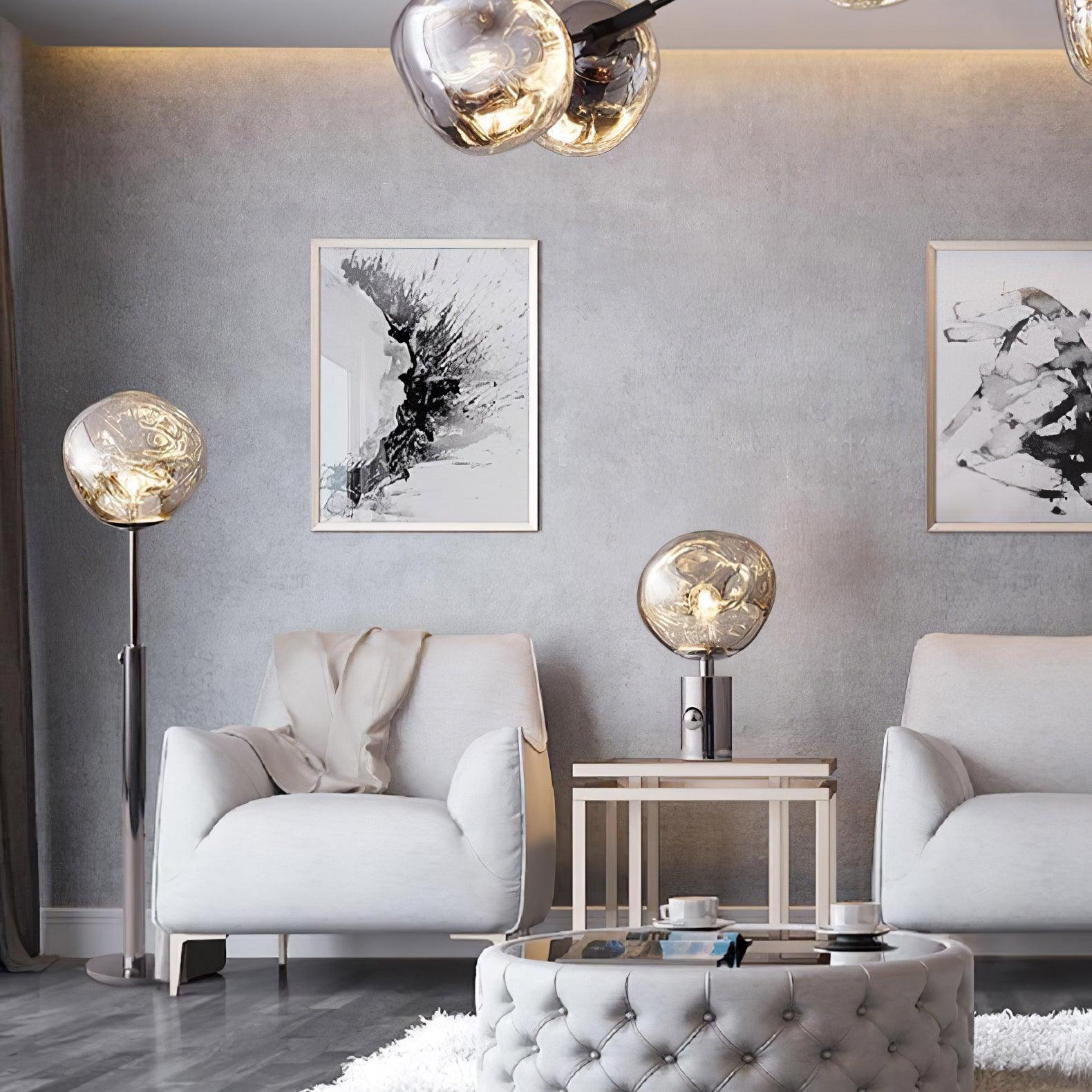 Velan Artistic Table Lamp-Neutral Decor