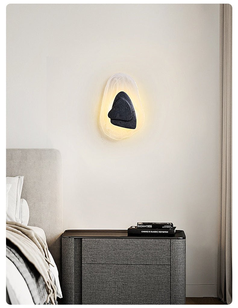 Nils Opulora Lava Veil Wall Lamp-Neutral Decor