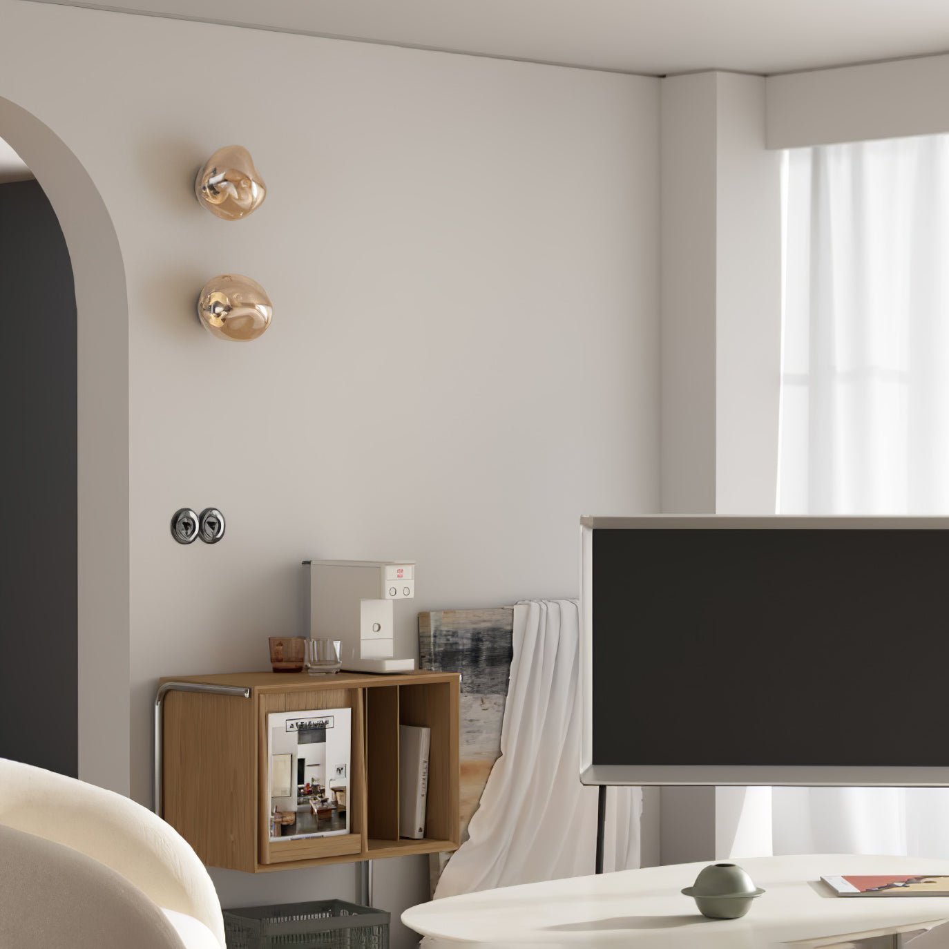 Bave Premium Nordic Art Wall Lamp-Neutral Decor