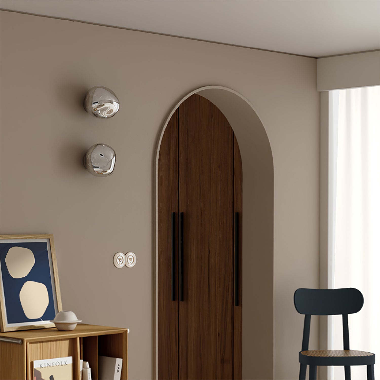Bave Premium Nordic Art Wall Lamp-Neutral Decor