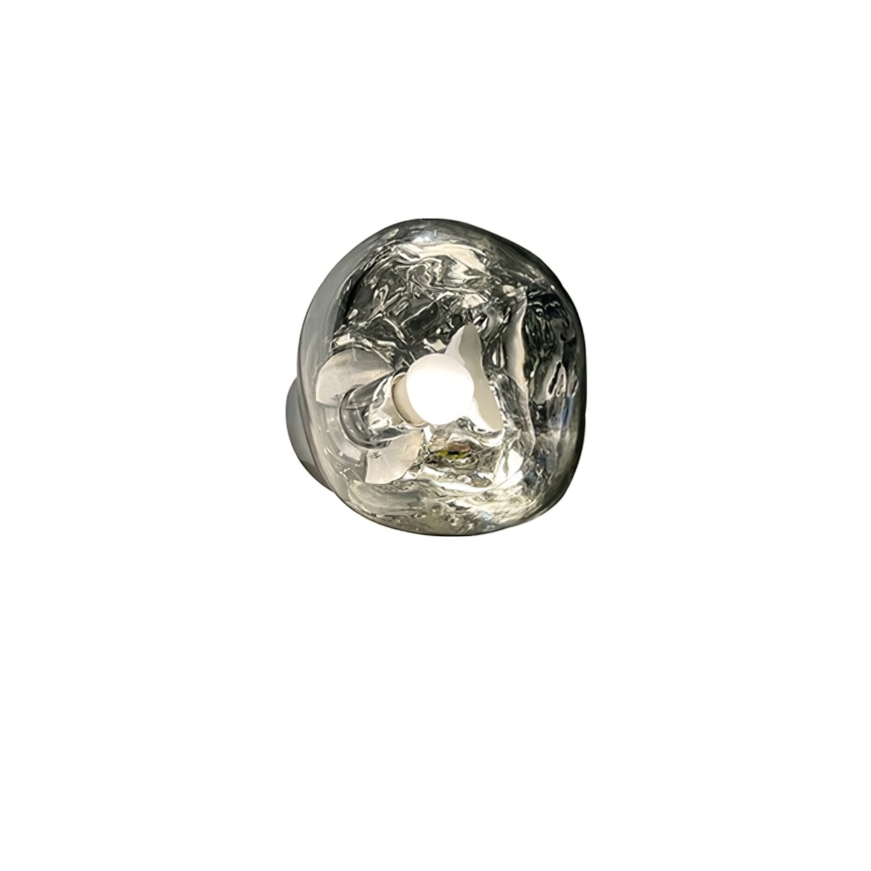 Leni Amber Glass Wall Lamp-Neutral Decor