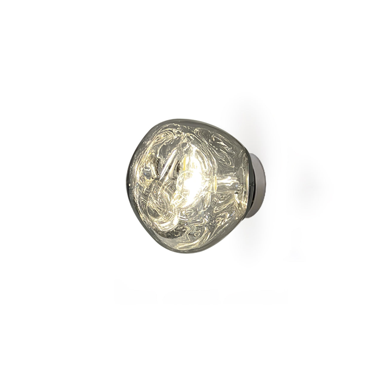 Auden Amber Glass Wall Lamp