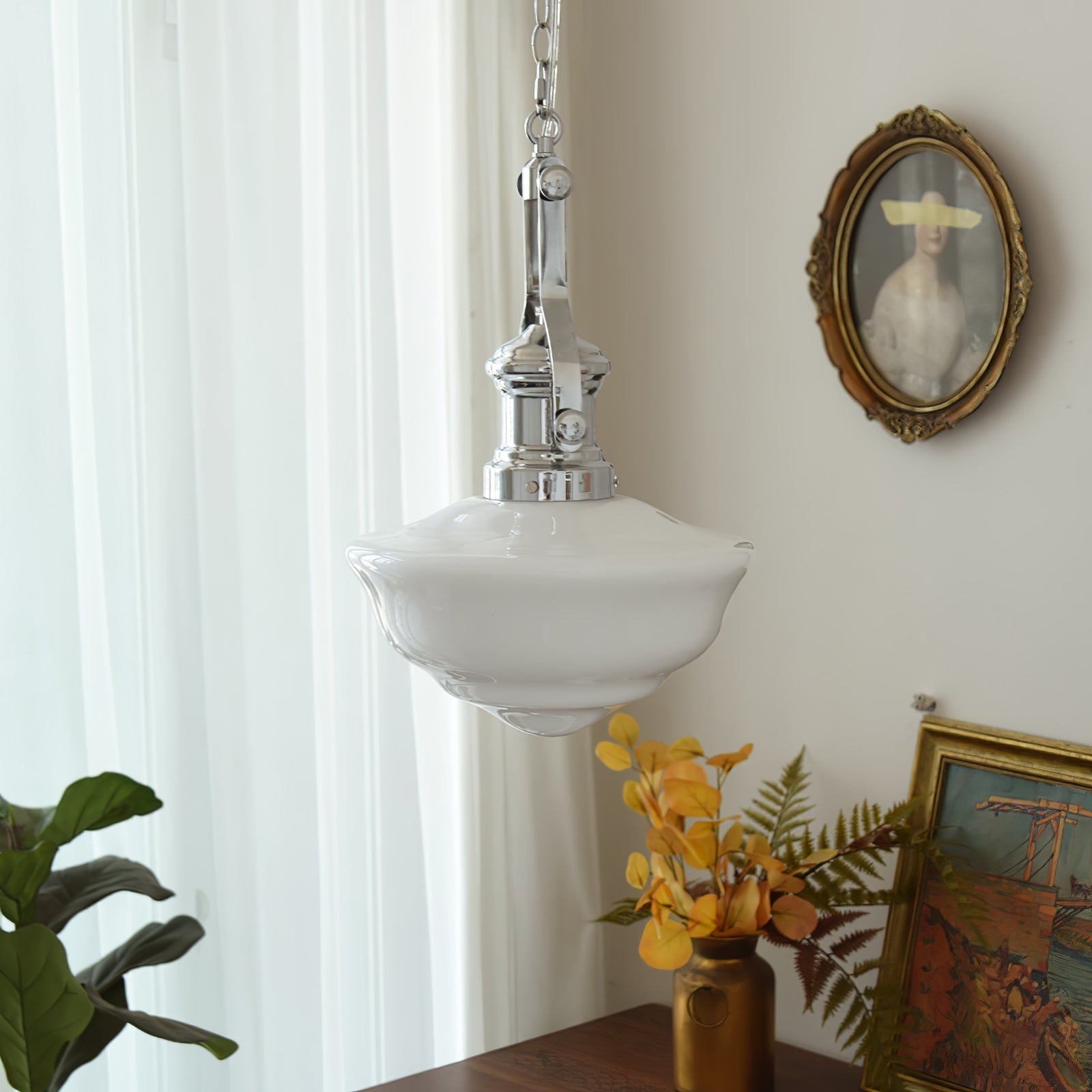 Zomiria Premium Nordic Art Glass Pendant Light-Neutral Decor