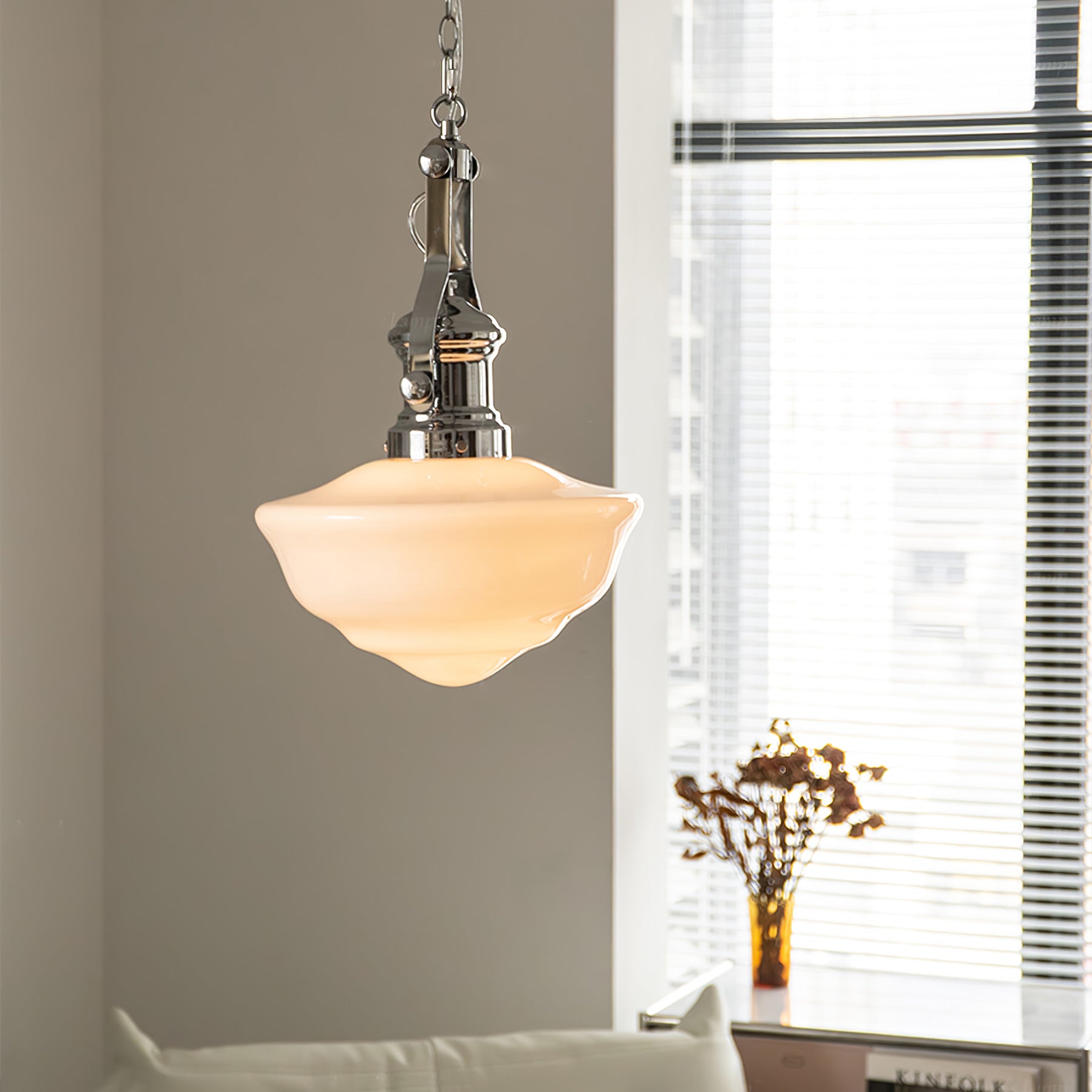 Zomiria Premium Nordic Art Glass Pendant Light-Neutral Decor