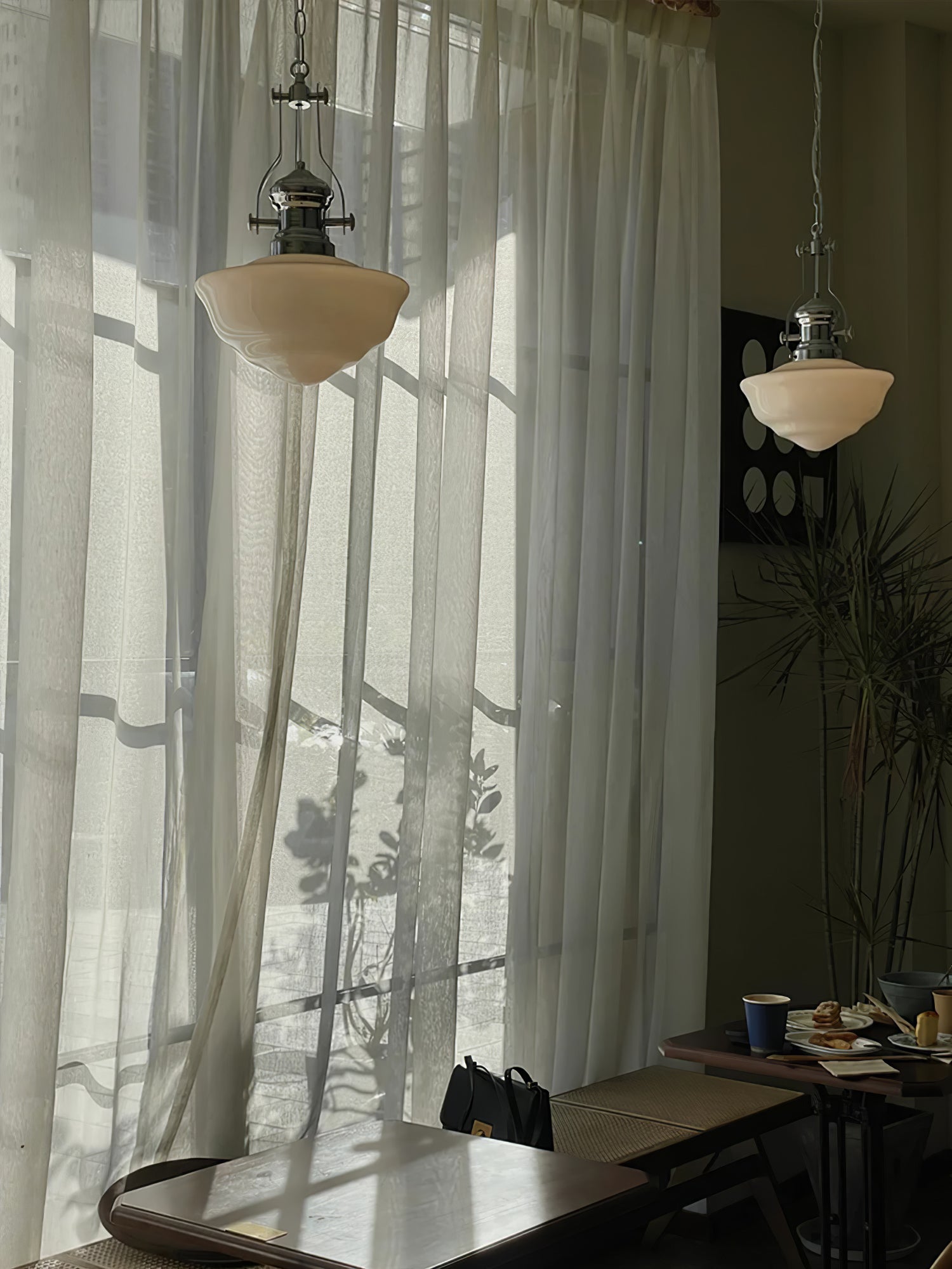 Zomiria Premium Nordic Art Glass Pendant Light-Neutral Decor